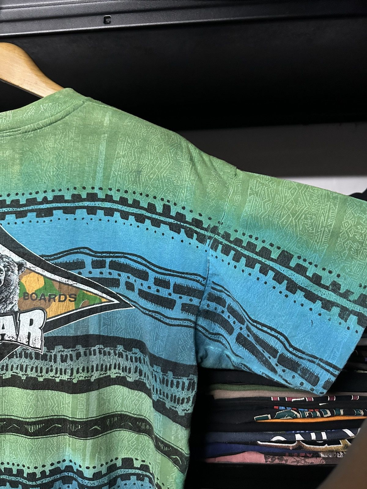 Vintage Vintage 90s Bear Surf Boards Faded Tee Size US XL / EU 56 / 4 - 5 Thumbnail