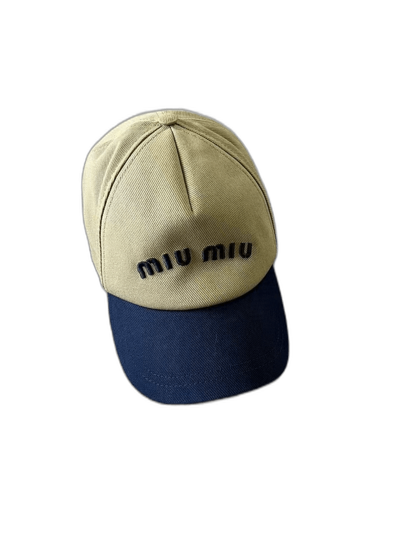 Miu Miu miumiu colorblock baseball cap Size ONE SIZE - 1 Thumbnail