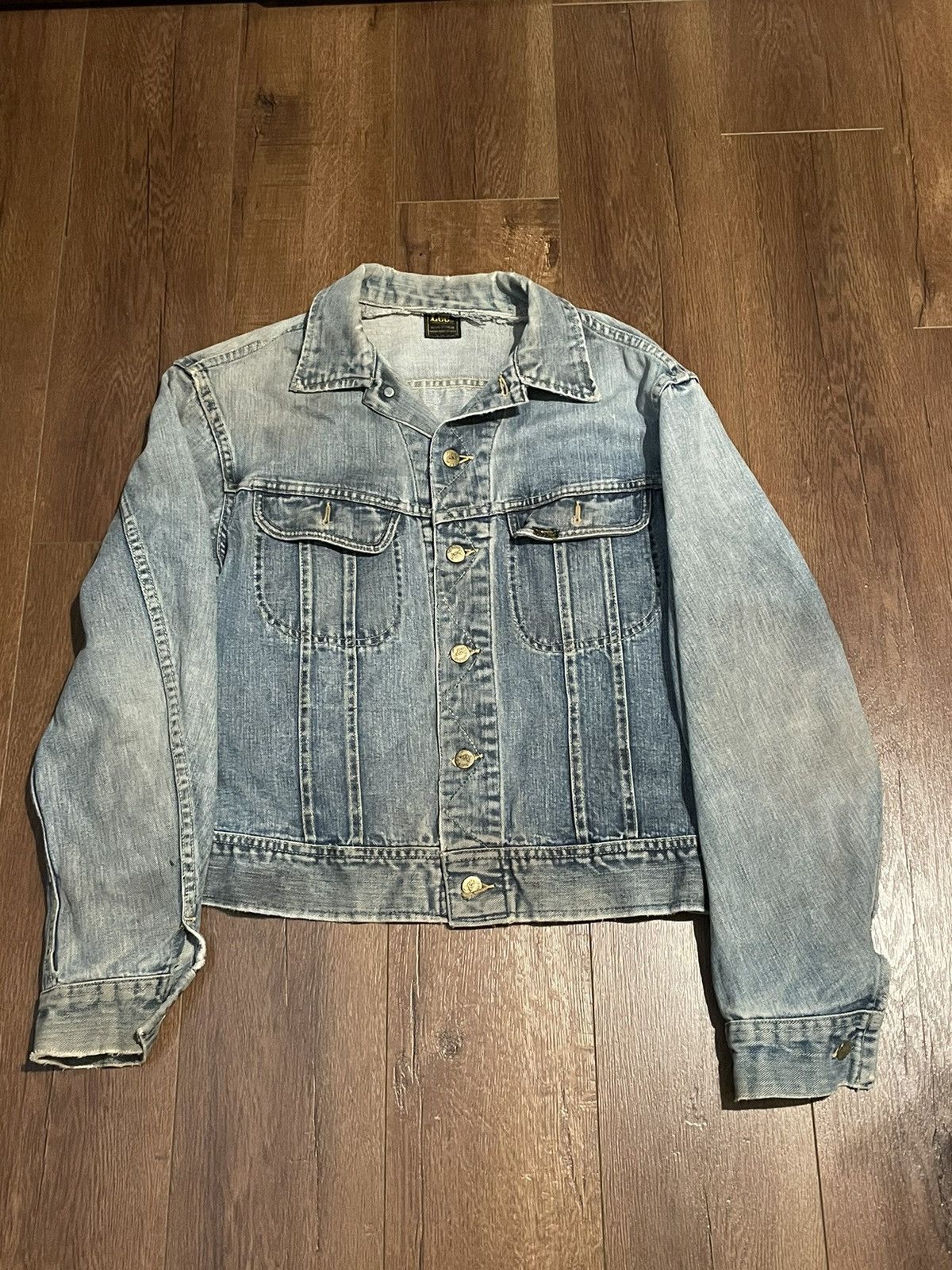 Vintage 1970s lee riders sanforized denim jacket | Grailed