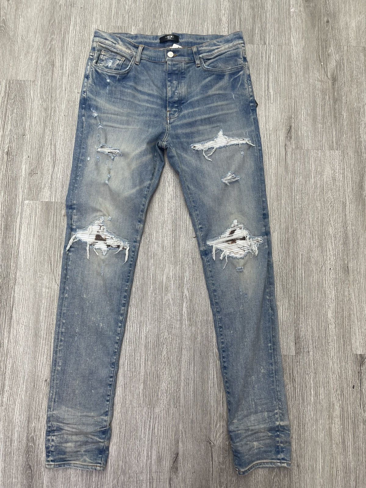 Amiri Amiri Mx1 light blue jeans Marble Size US 36 / EU 52 - 1 Thumbnail