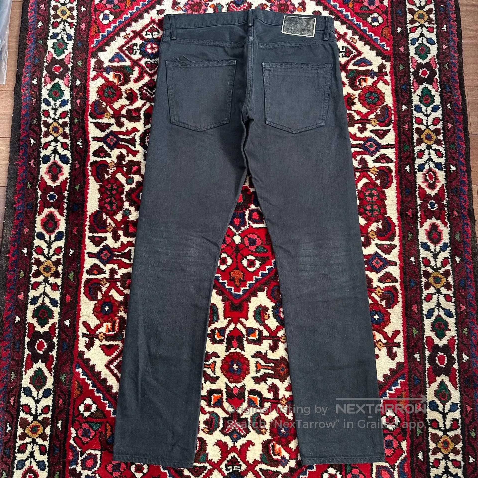 Visvim visvim black distressed denim pants size W34L3. Size US 34 / EU 50 - 2 Thumbnail