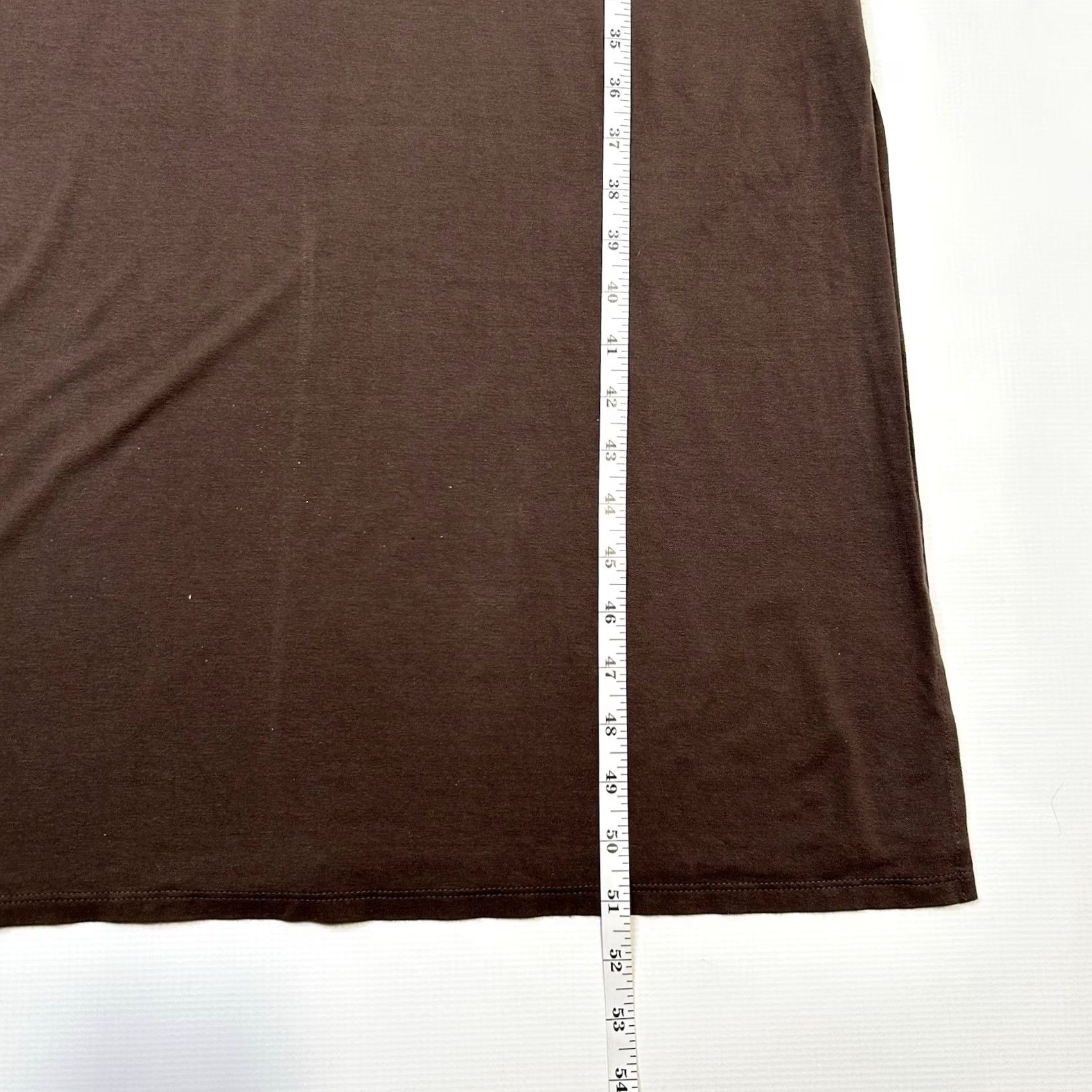 J. Jill J Jill Vacation Dress XS Brown Midi Maxi Slits Dolman Pullover Casual Everyday Jersey Rayon Spandex Ladies Womens Sundress Modern - Size XS / US 0-2 / IT 36-38 - 7 Thumbnail