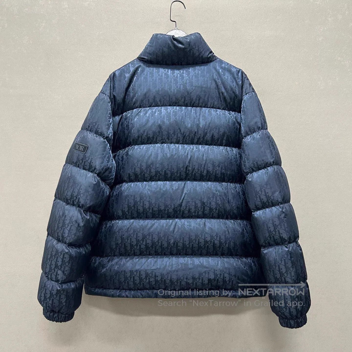 Dior Blue Quilted Puffer Jacket. Size US XXL / EU 58 / 5 - 2 Thumbnail