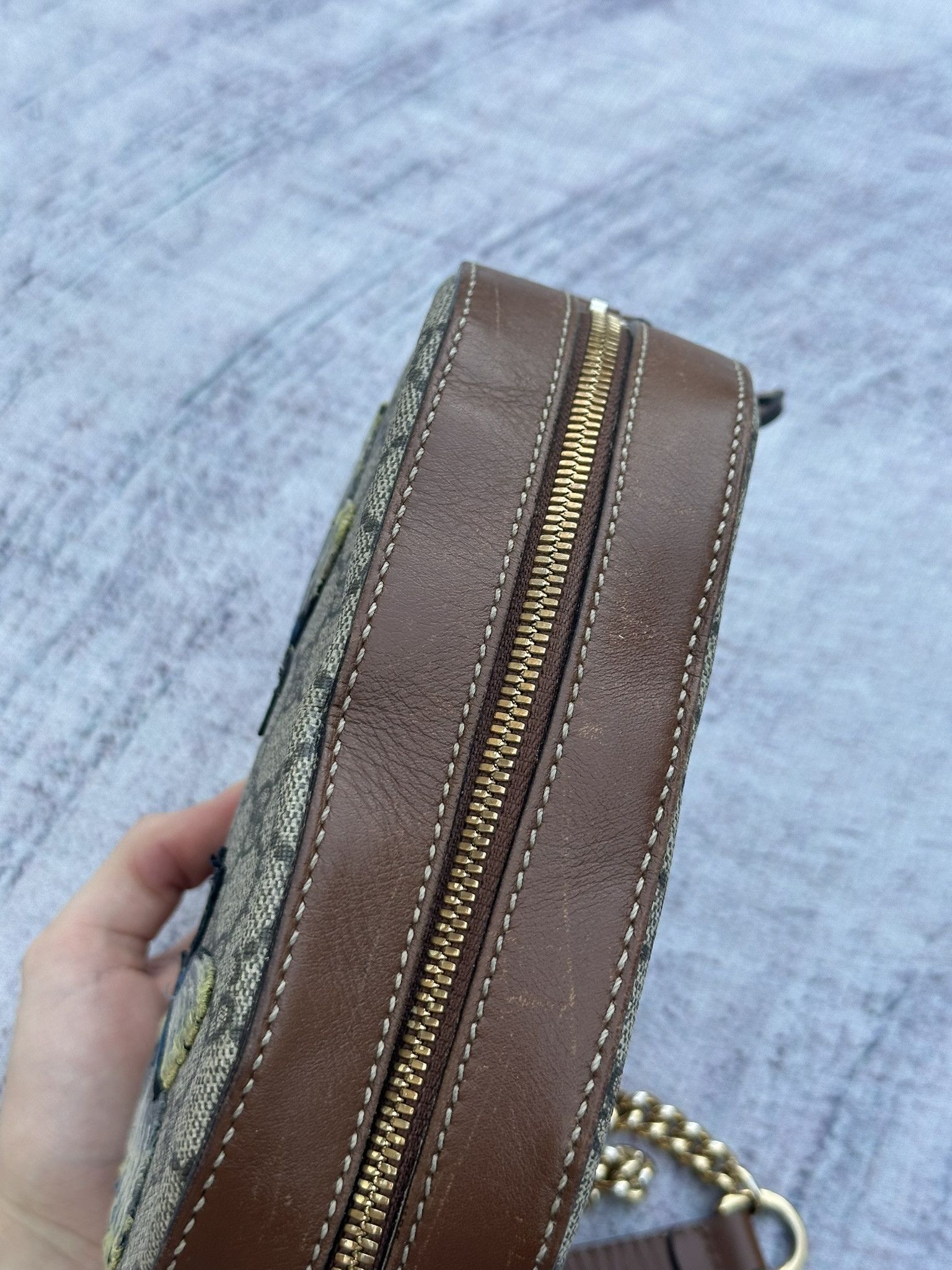 Gucci Gucci Crossbody Chain Bag Supreme GG Monogram Butterflies Size ONE SIZE - 6 Thumbnail