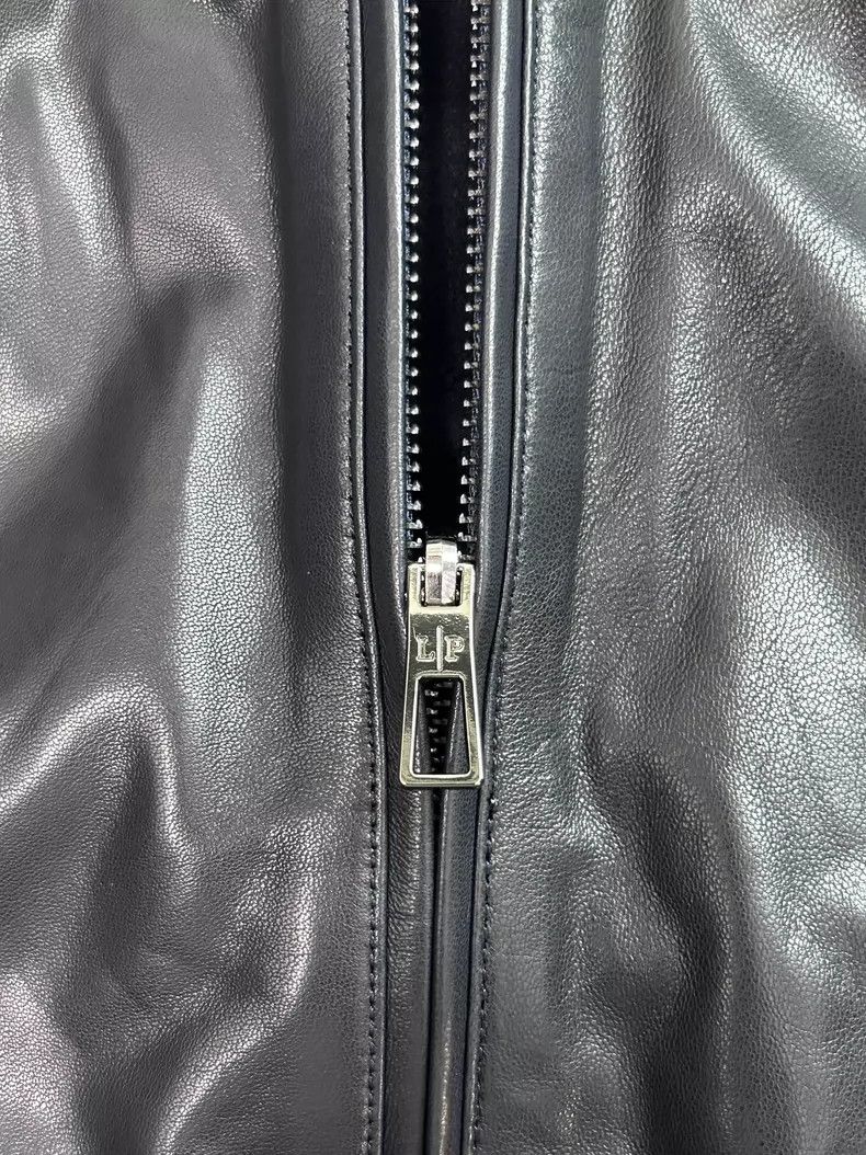 Loro Piana LORO PIANA Dermatic goat hair two-sided leather jacket lea Size US XXL / EU 58 / 5 - 7 Thumbnail