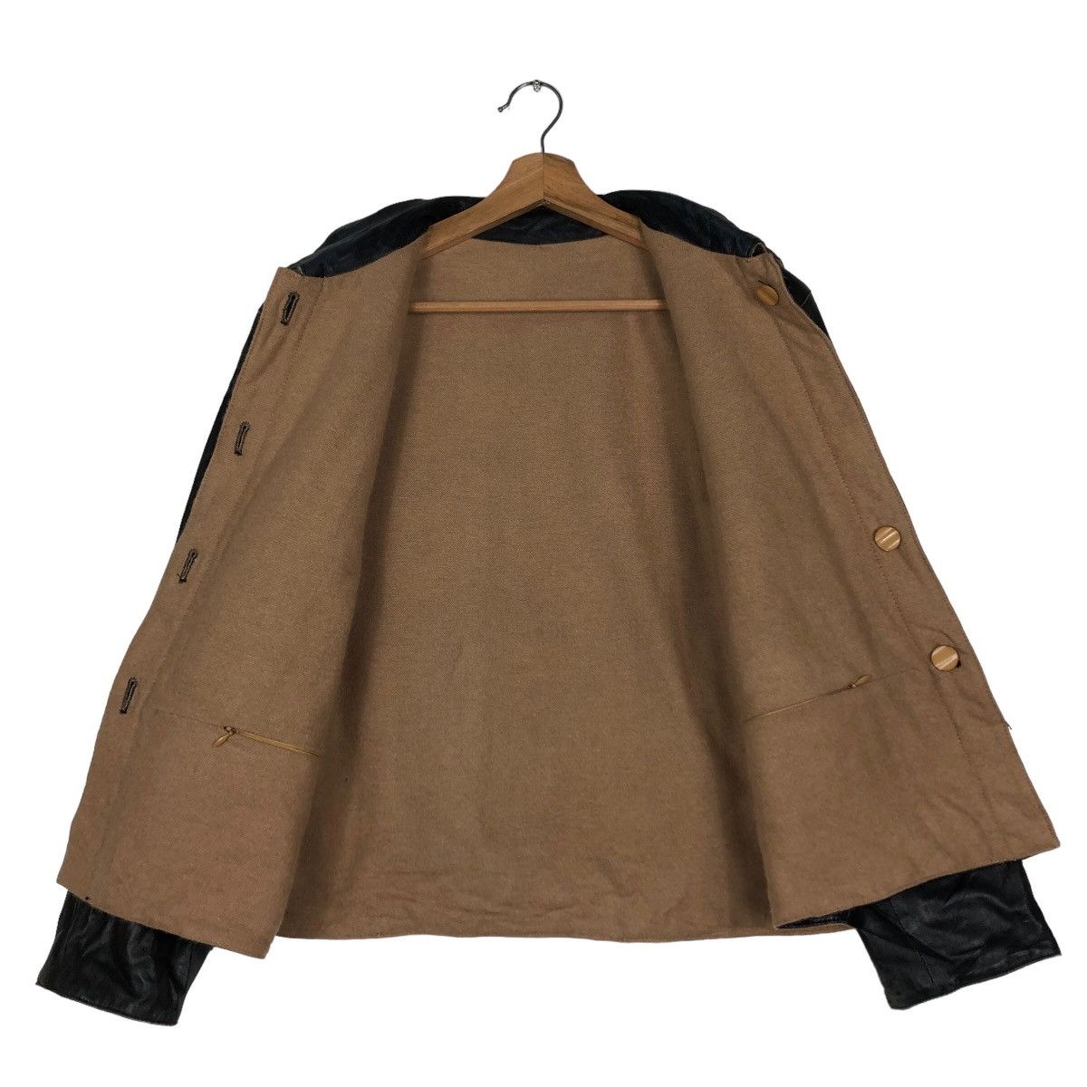 Japanese Brand Cropped Biker Racer Leather Jacket Donna Japan Issey Miyake Size US M / EU 48-50 / 2 - 13 Thumbnail