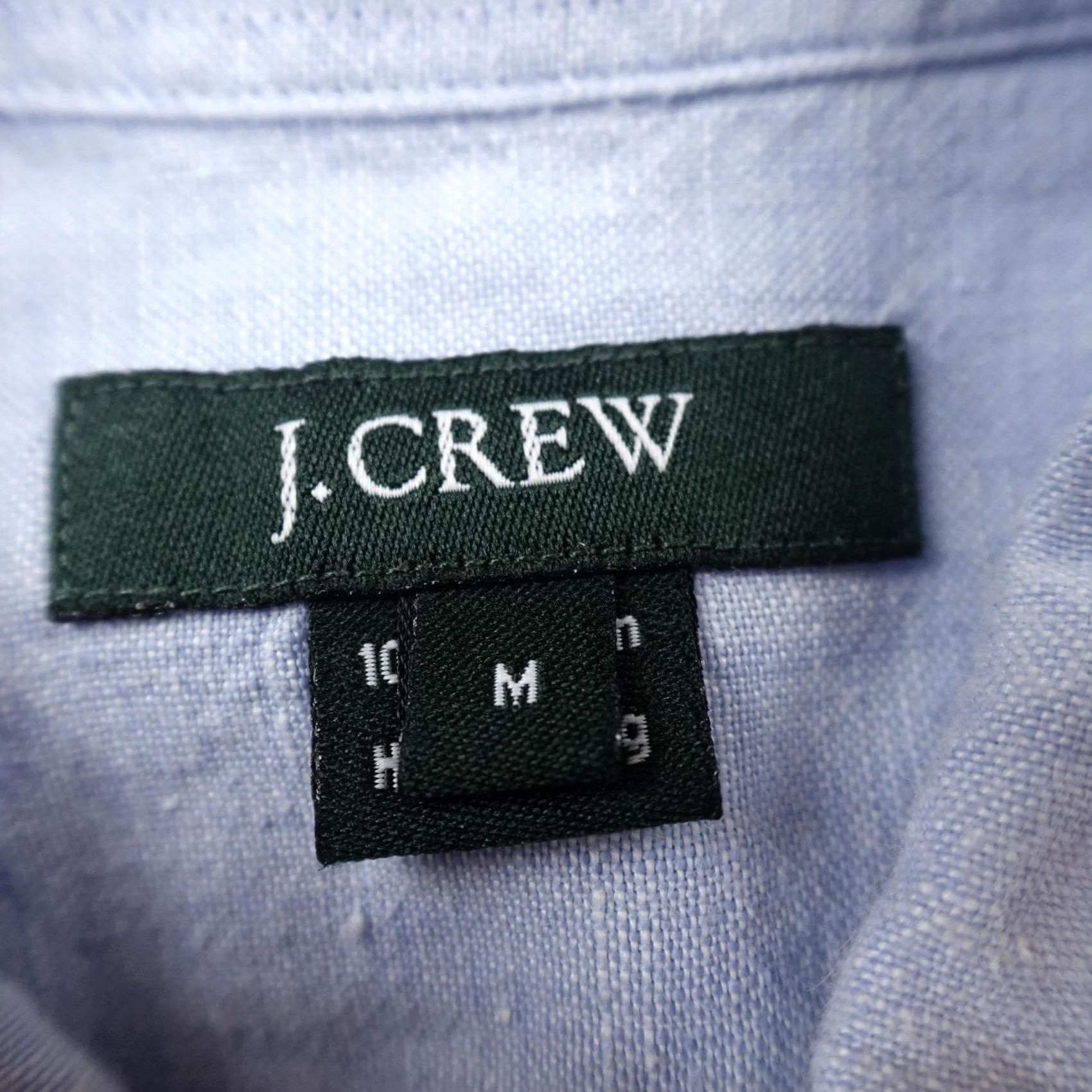 J.Crew J.CREW Shirt Mens M Blue Linen Chambray Short Sleeve Button Up Casual Summer Top Size US M / EU 48-50 / 2 - 4 Thumbnail