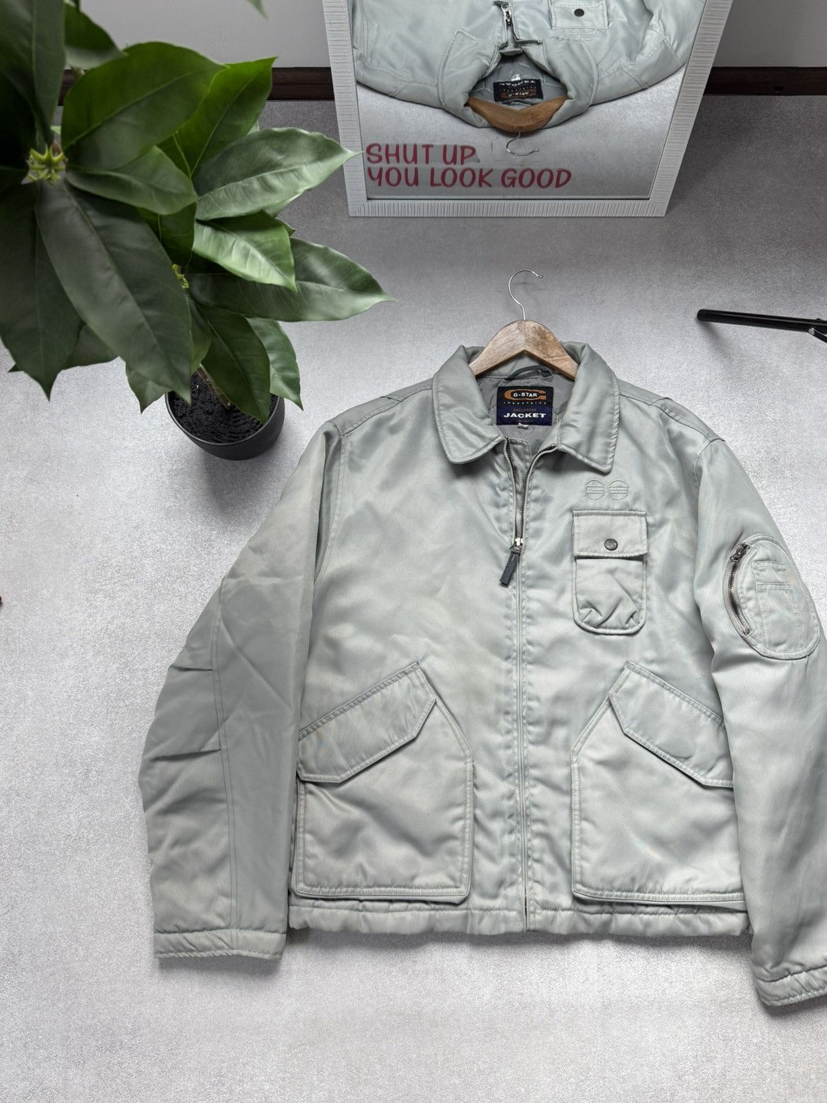 G-Star G-Star Bomber Jacket MA2 Flyer Quilted Vintage Military Mint Size US L / EU 52-54 / 3 - 3 Thumbnail