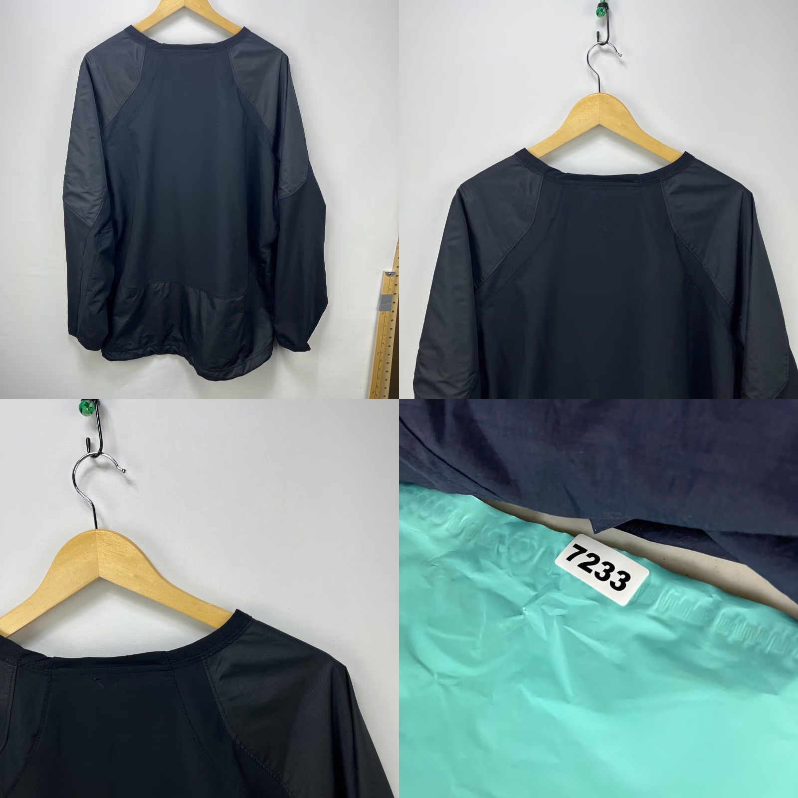 Nike VINTAGE Nike Windbreaker Jacket XL Men Black 90s Pullover Iowa - XL Nike Windbreaker Mens 90s Iowa Size US XL / EU 56 / 4 - 8 Thumbnail
