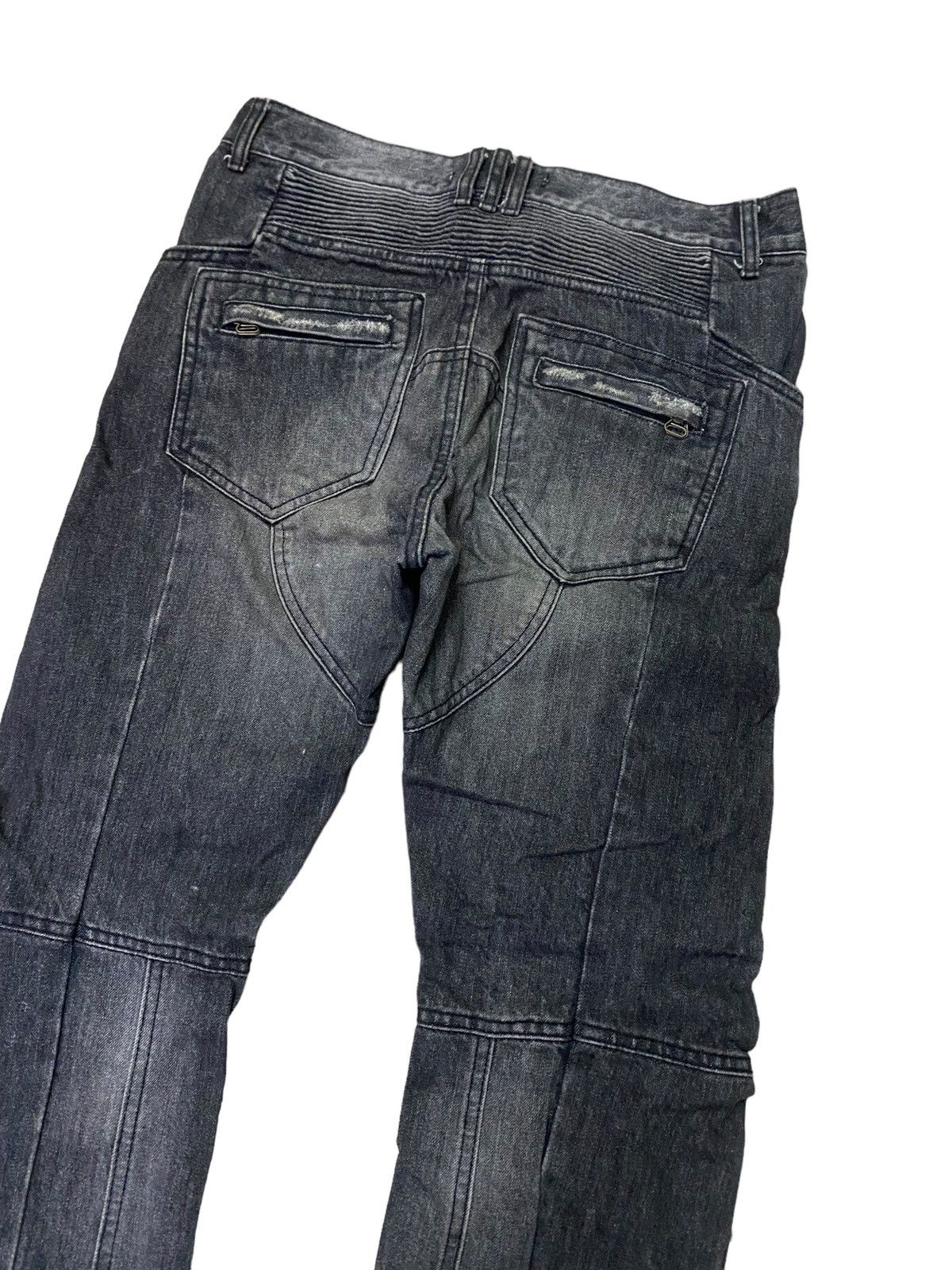 Hysteric Glamour 💥Avant Garde Nevertheless Biker Raw Denim Size US 31 - 1 Thumbnail