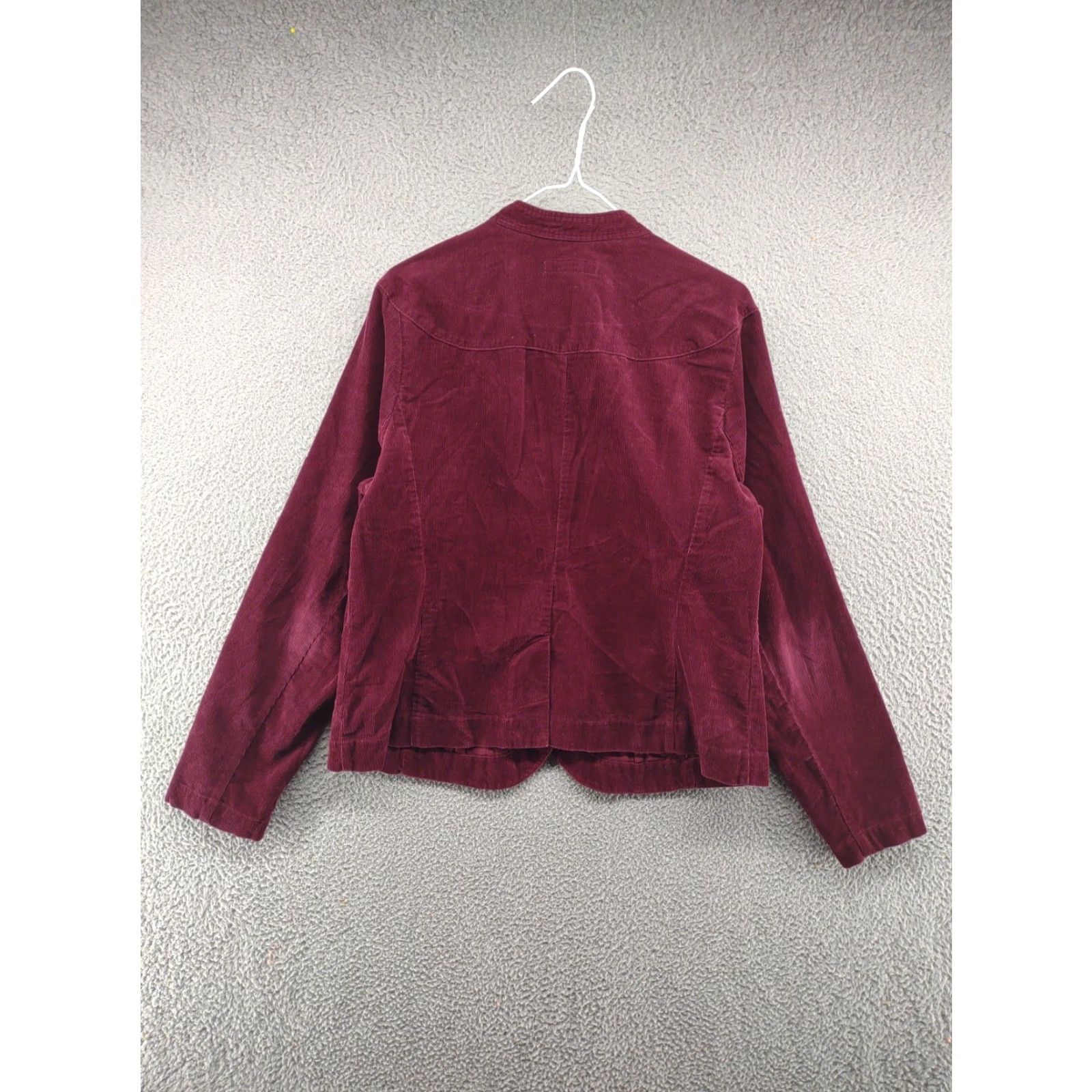 Liz Claiborne Liz Claiborne Crazy Horse Shacket Long Sleeve Shirt Jacket Women's XL Red Womens Size XL / US 12-14 / IT 48-50 - 7 Thumbnail