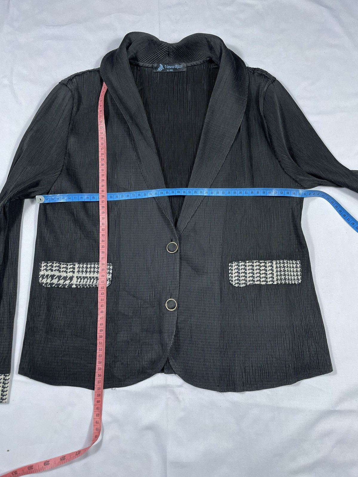 Issey Miyake × Japanese Brand × Yohji Yamamoto Blazer Undefined pleats Jacket Shirt ,Style issey outer Size US M / EU 48-50 / 2 - 8 Thumbnail