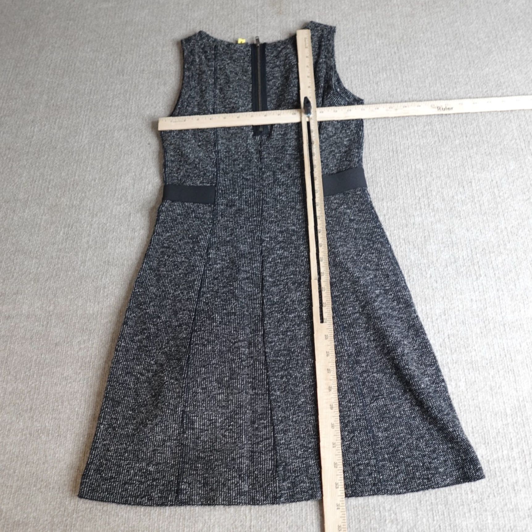 Theory Theory Shift Dress Small Gray Tweed Women’s Cotton Blend Knee Length Mens? No, Women Size S / US 4 / IT 40 - 5 Thumbnail