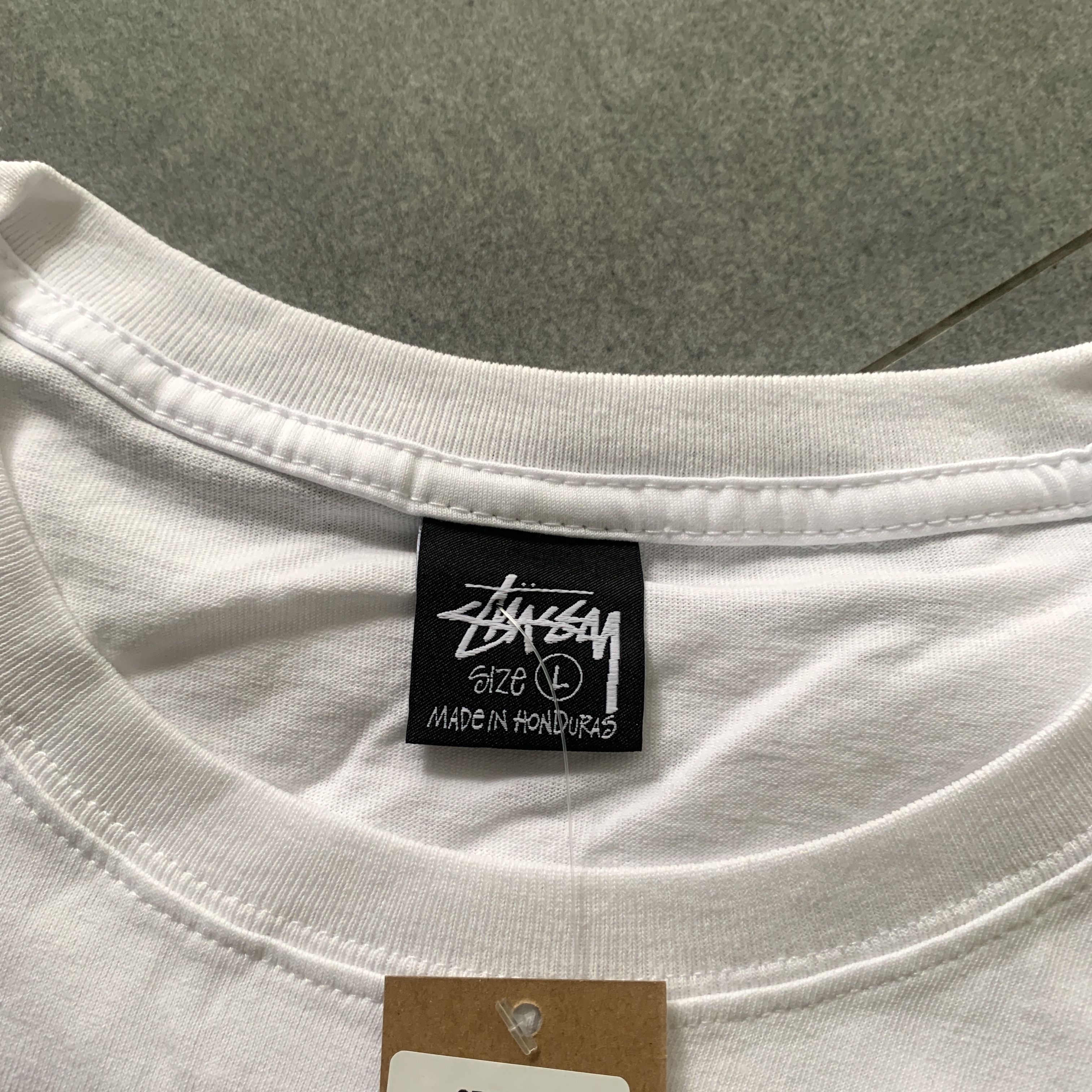 Stussy Stussy tee white Size US L / EU 52-54 / 3 - 4 Thumbnail