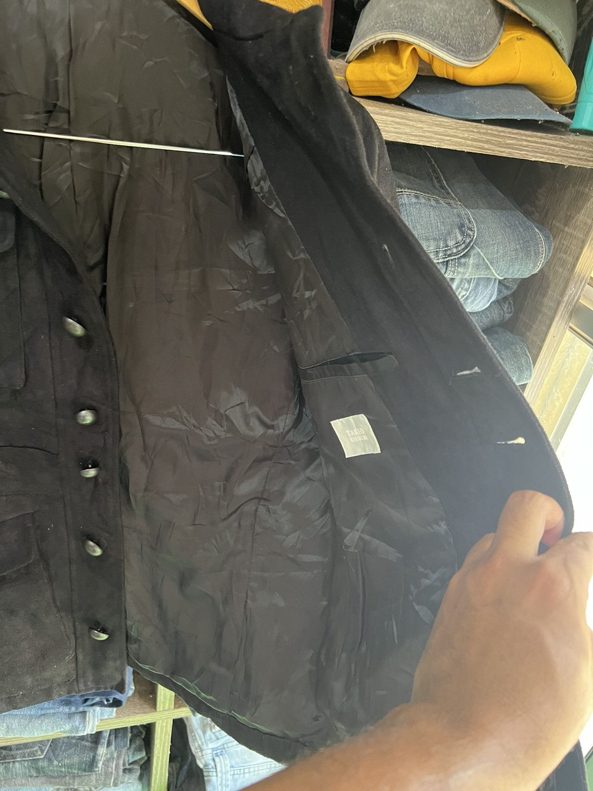 Takeo Kikuchi 🔥Vintage Takeo Kikuchi Suede Button Jacket Size US S / EU 44-46 / 1 - 12 Thumbnail