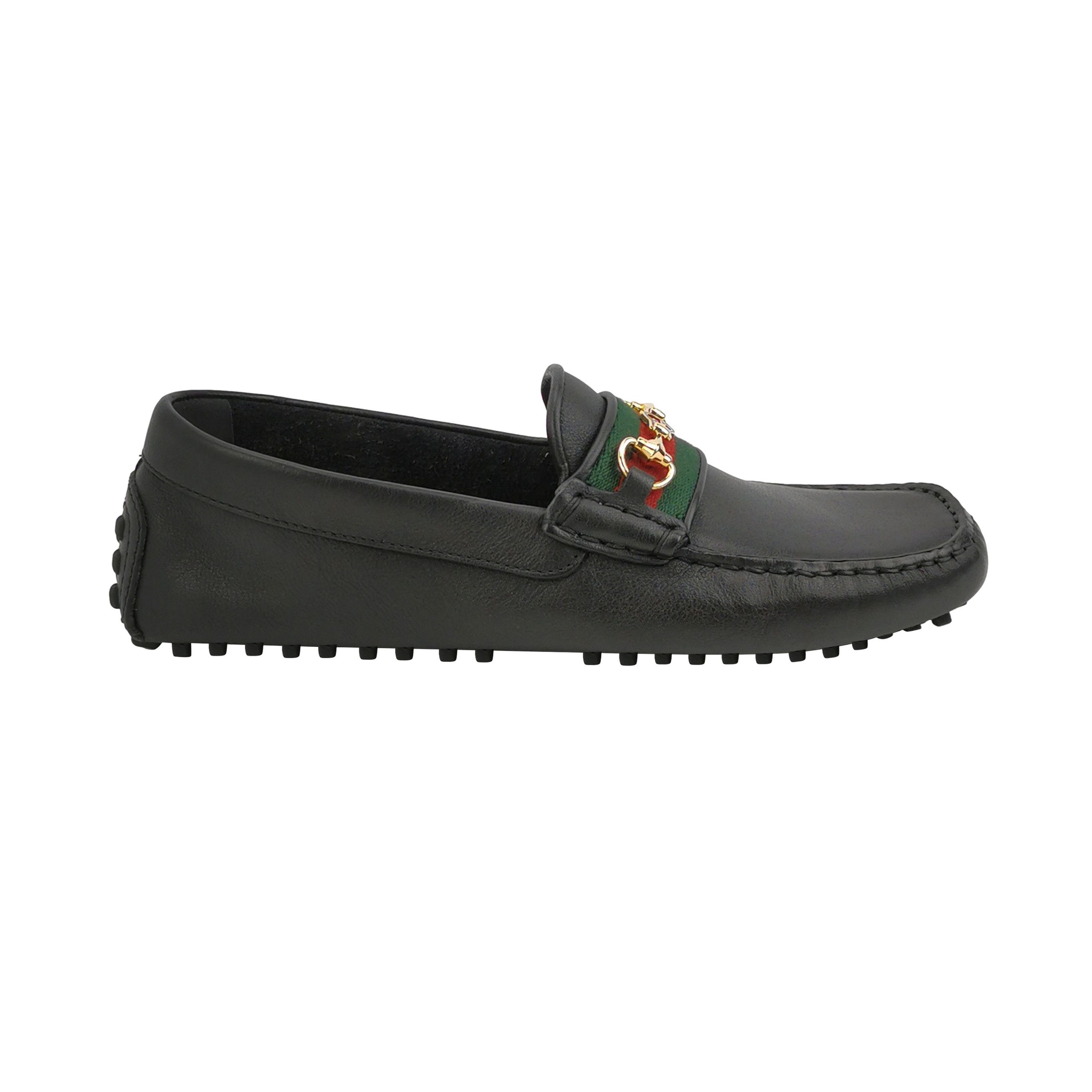 Gucci Gucci Web Stripe Horsebit Driving Loafers 39 Size US 6 / EU 39 - 1 Thumbnail