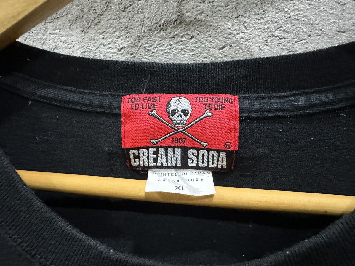 Too Fast To Live Too Young To Die Disstressed Cream Soda Tee