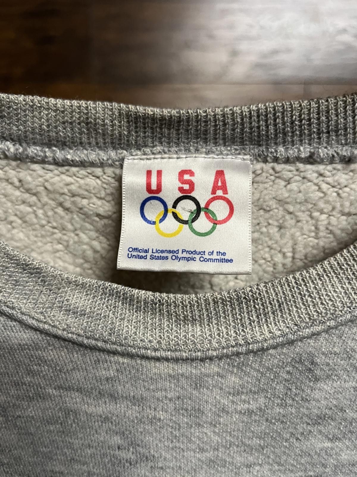 Designer Crewneck USA Olympics Sweatshirt Pocket Hit Made in USA - M Size US M / EU 48-50 / 2 - 2 Thumbnail