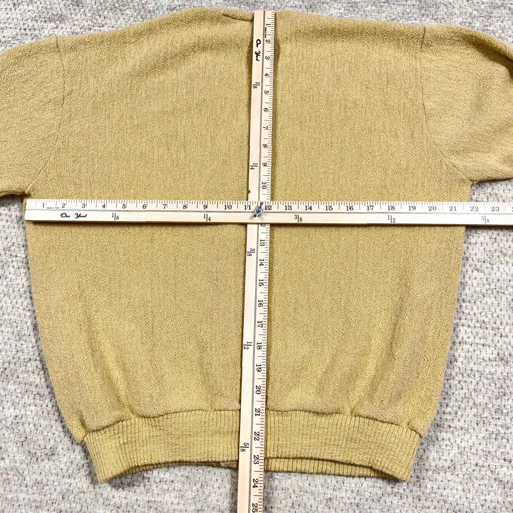 Vintage VINTAGE Heritage Cardigan Sweater Men Medium Tan Button Up 70s 80s Grandpa USA Beige Knit Style Cardigan Regular 90s 80s Theme Mens Size US M / EU 48-50 / 2 - 7 Thumbnail