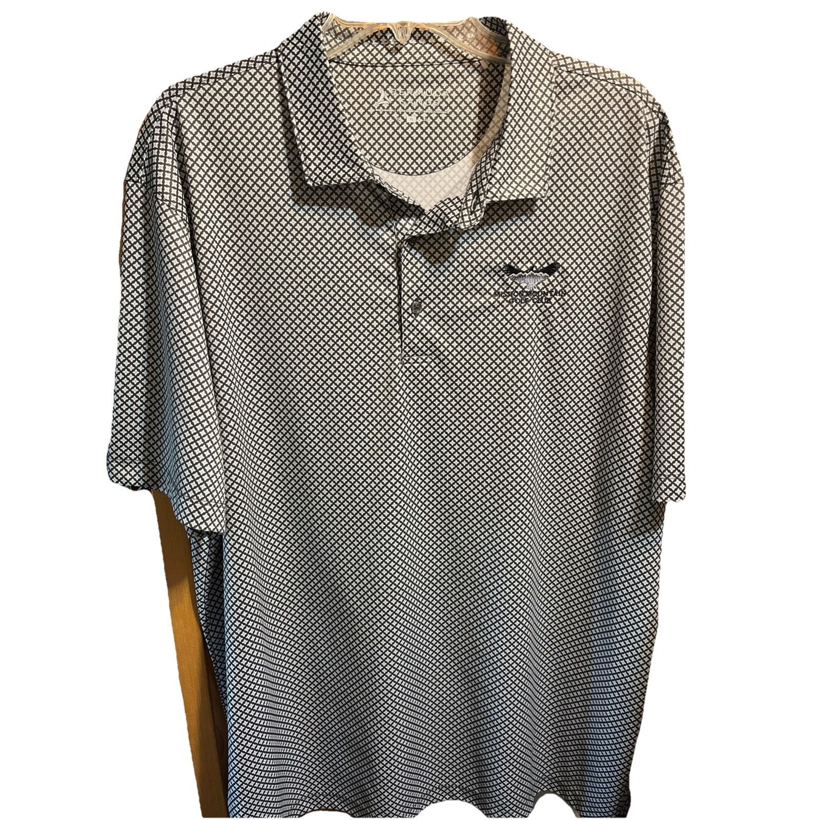 Other Bermuda Sands XL Polo Polyester Spandex Blend Blue White Size US XL / EU 56 / 4 - 1 Thumbnail
