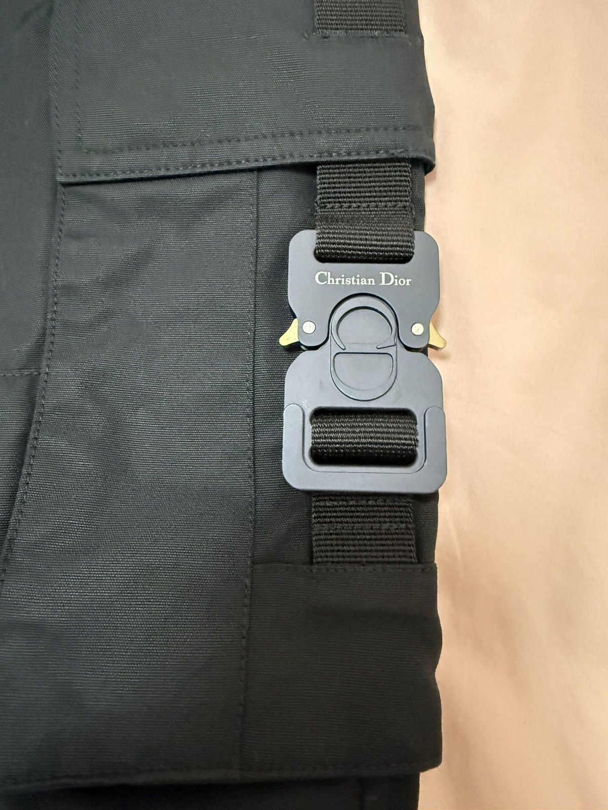 Alyx × Dior Dior black technical cargo pants with alyx buckles 48 Size US 31 - 6 Thumbnail
