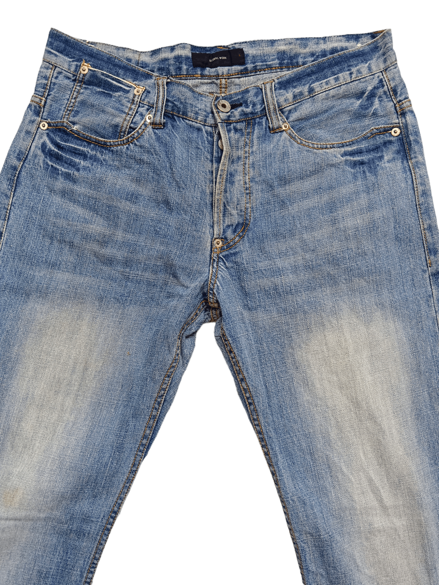Global Work Global Work Selvedge Distressed Denim Size US 32 / EU 48 - 3 Thumbnail