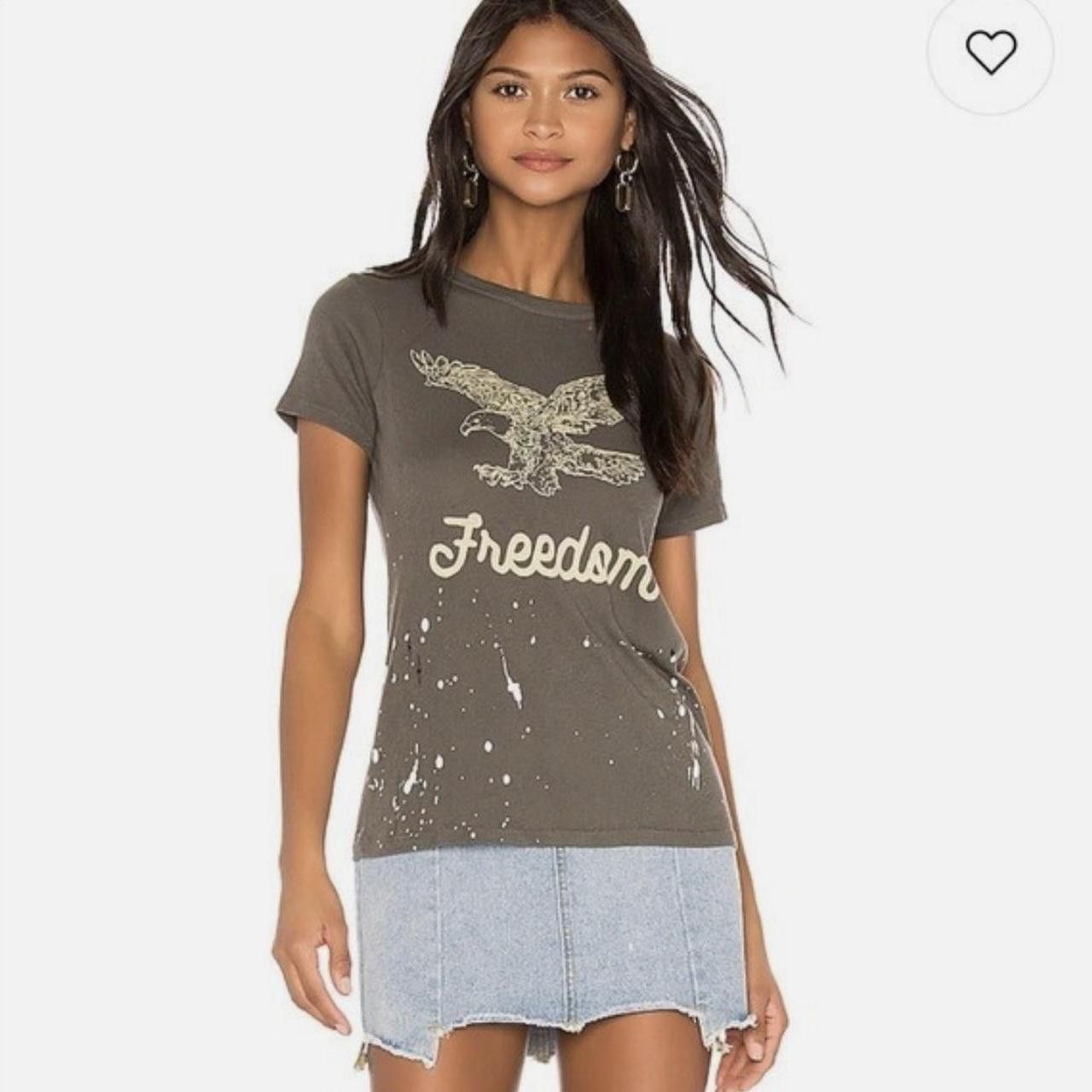 Chase Authentics Chaser Distressed Splatter Paint T-Shirt, Women's Size S Size S / US 4 / IT 40 - 1 Thumbnail