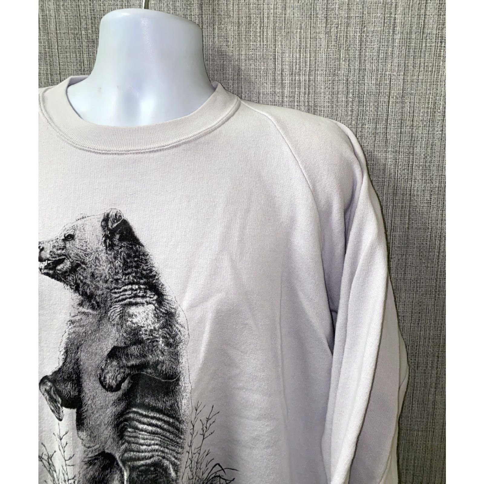 Vintage VINTAGE Sun Sun Sun Sweatshirt Mens 2XL White Fleece Lined Pullover Sweatshirt Size US XXL / EU 58 / 5 - 2 Thumbnail