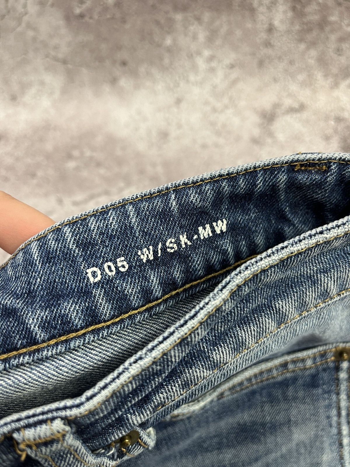 Saint Laurent Paris Saint Laurent Paris Skinny Jeans Blue Distressed Denim Made Size 27" / US 4 / IT 40 - 6 Thumbnail