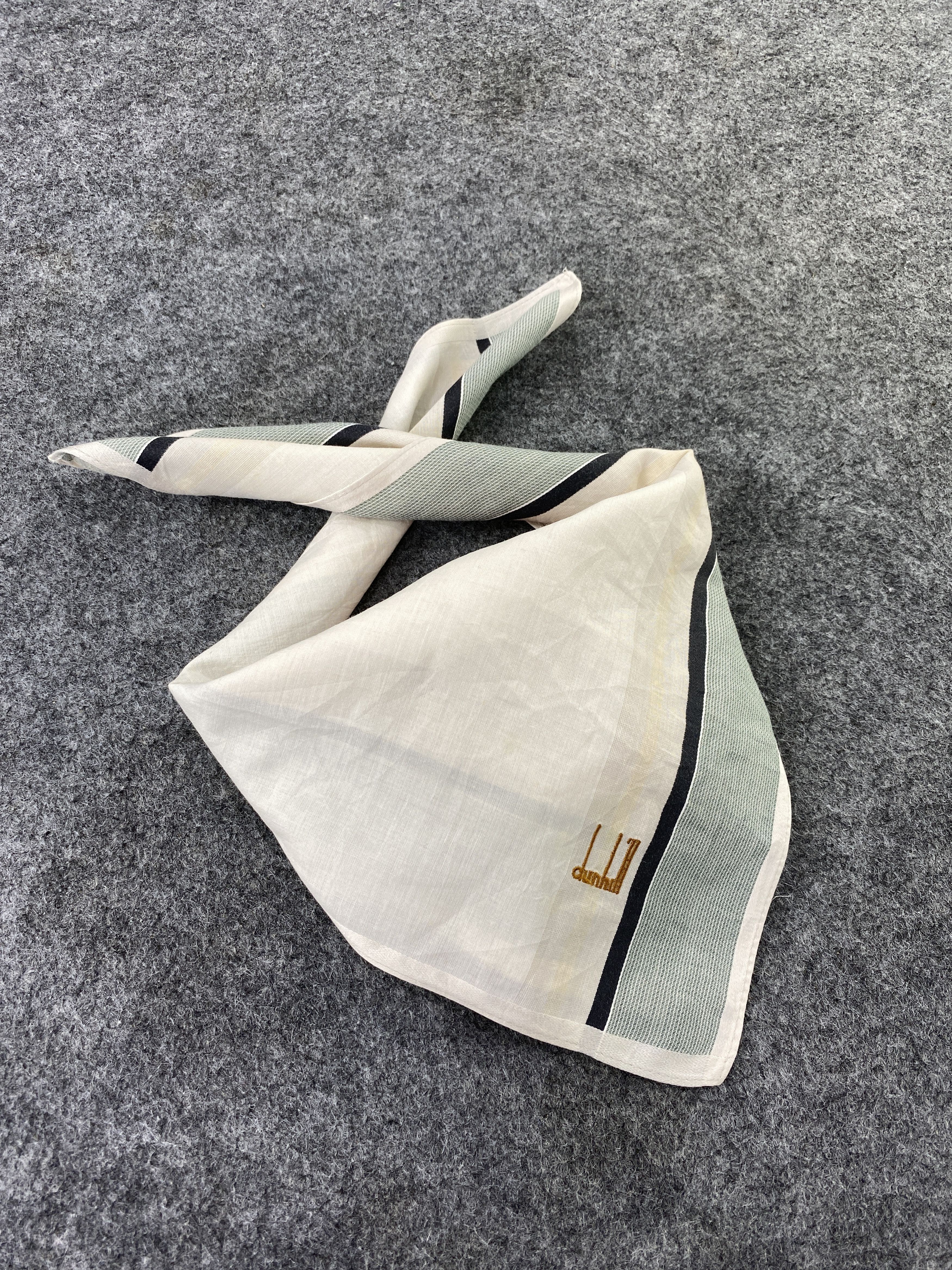 Alfred Dunhill × Vintage Alfred Dunhill Handkerchief / Bandana / Neckerchief-B122 Size ONE SIZE - 1 Thumbnail