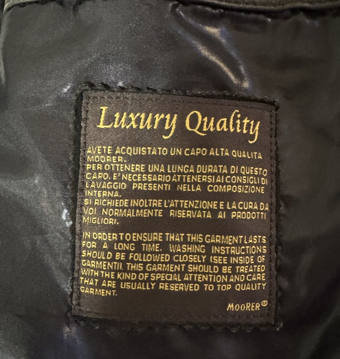 MooRER 100% Leather Bomber Jacket Size US M / EU 48-50 / 2 - 4 Thumbnail