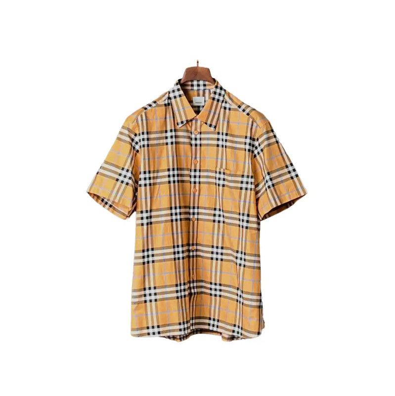 Burberry Burberry Classic Khaki Check Short Sleeve Shirt Size US XS / EU 42 / 0 - 1 Thumbnail