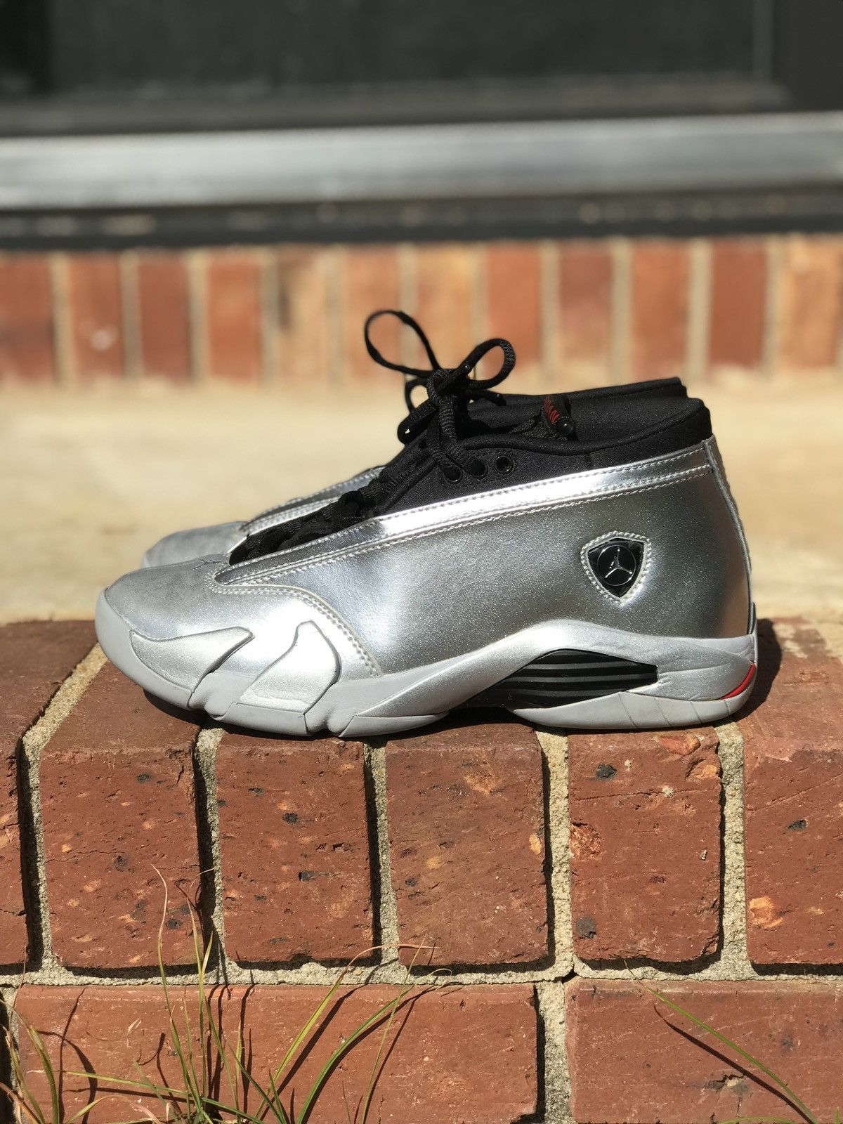 Jordan Brand Air Jordan Retro 14 Low Metallic Silver Women’s Size 8 /6.5Y Size US 8 / IT 38 - 2 Thumbnail