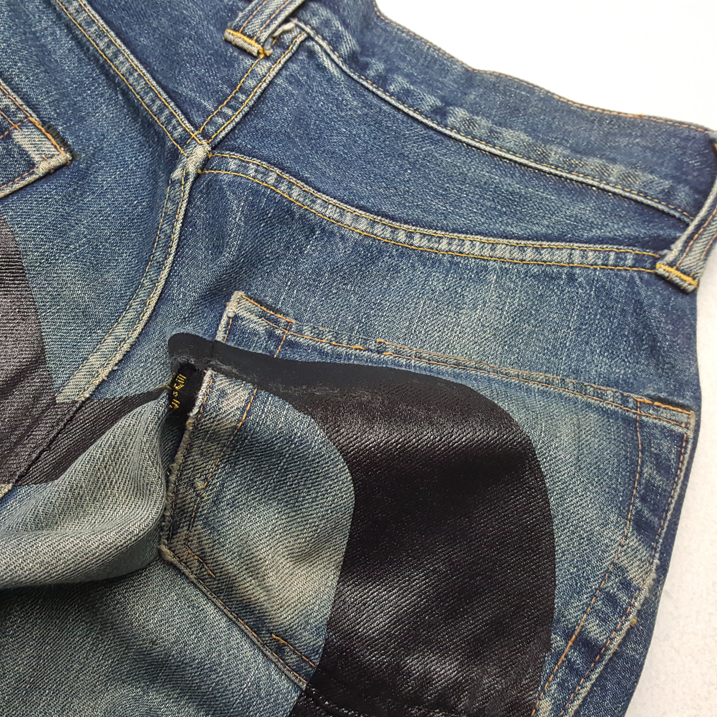 Japanese Brand Vintage EVIS Japanese Brand Skateboard Custom Daicock Jeans Size US 28 / EU 44 - 15 Thumbnail