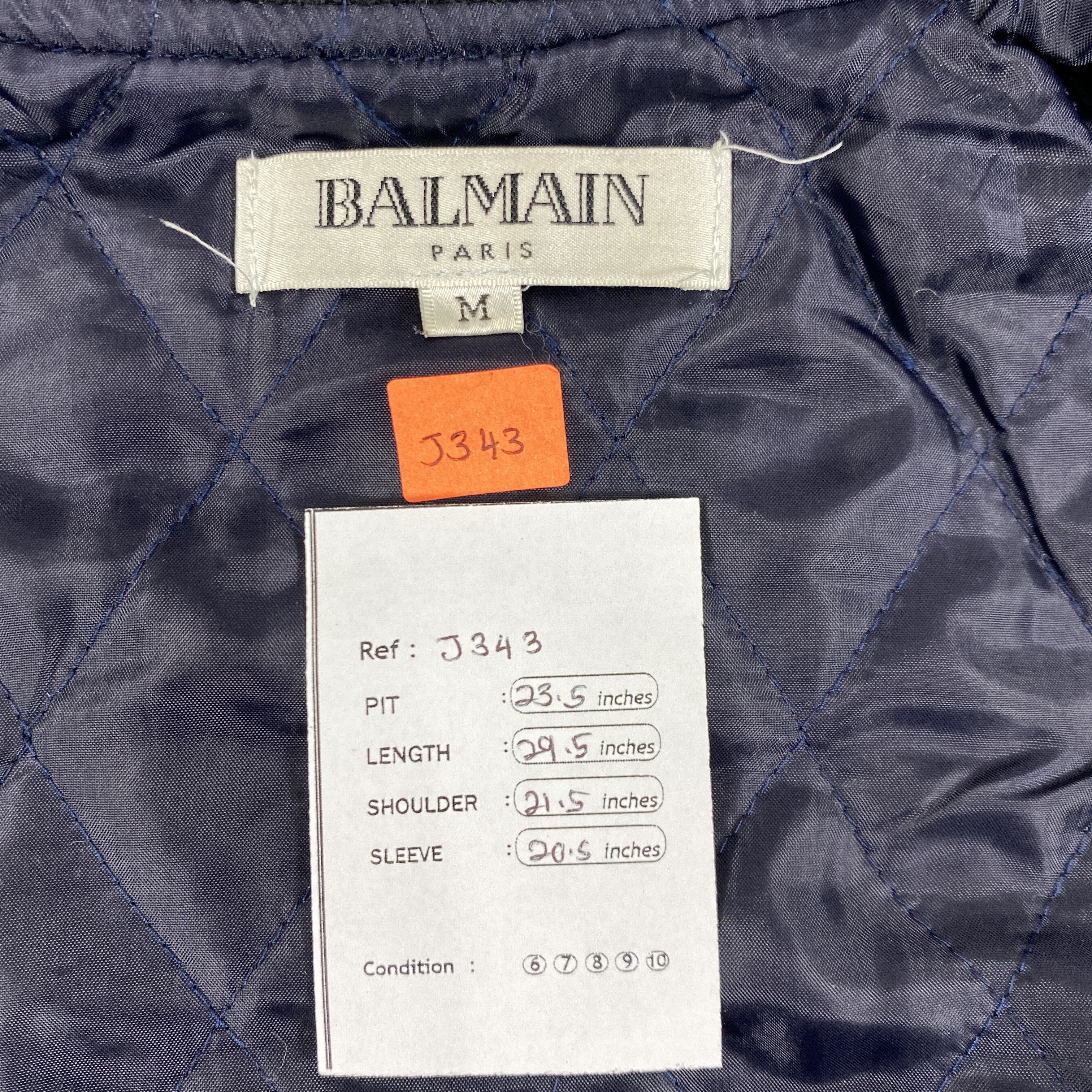 Balmain Vintage Balmain Paris Jacket- J343 Size US L / EU 52-54 / 3 - 7 Thumbnail
