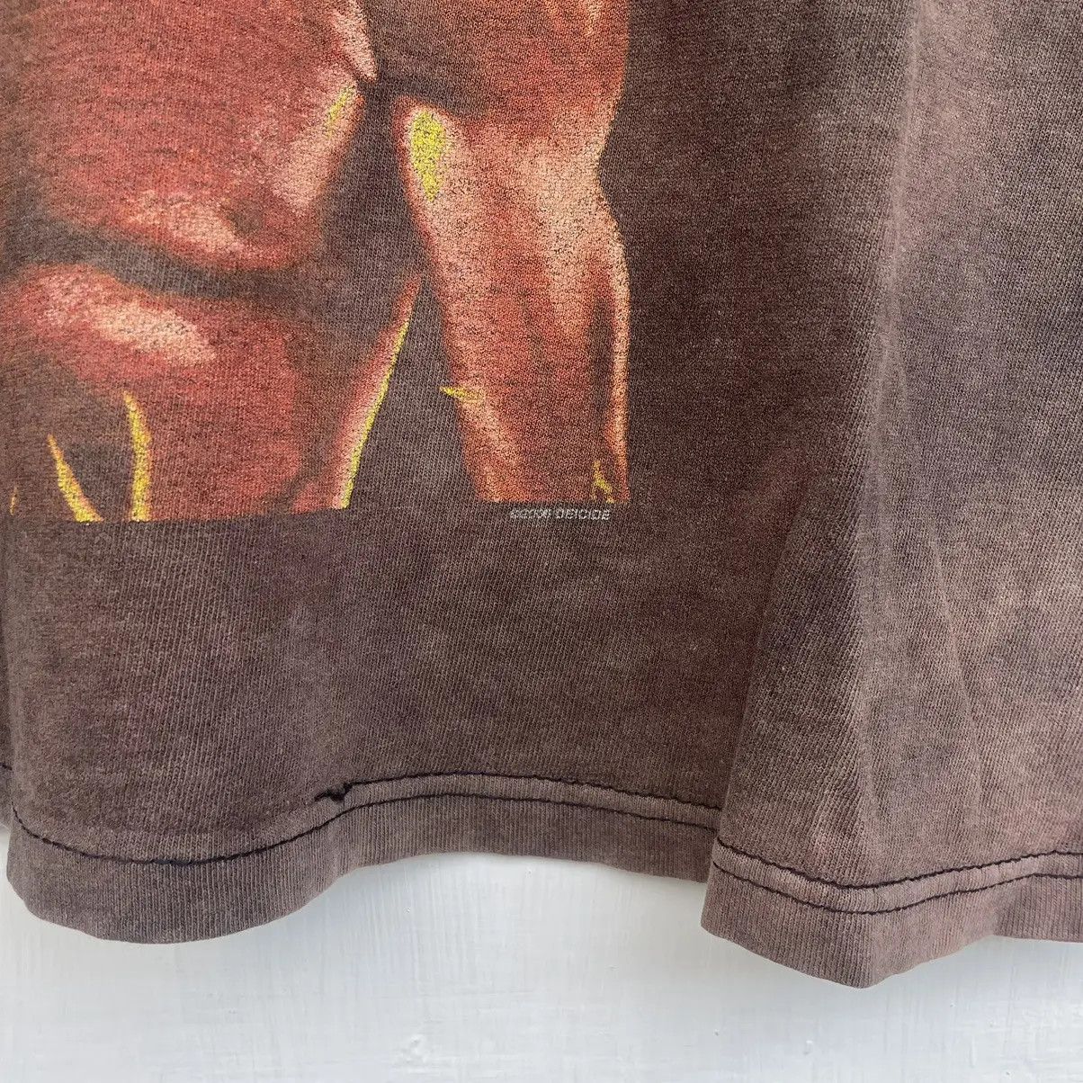 Band Tees Vintage Deicide Serpent of The Lights Distressed Band Tee Size US M / EU 48-50 / 2 - 5 Thumbnail