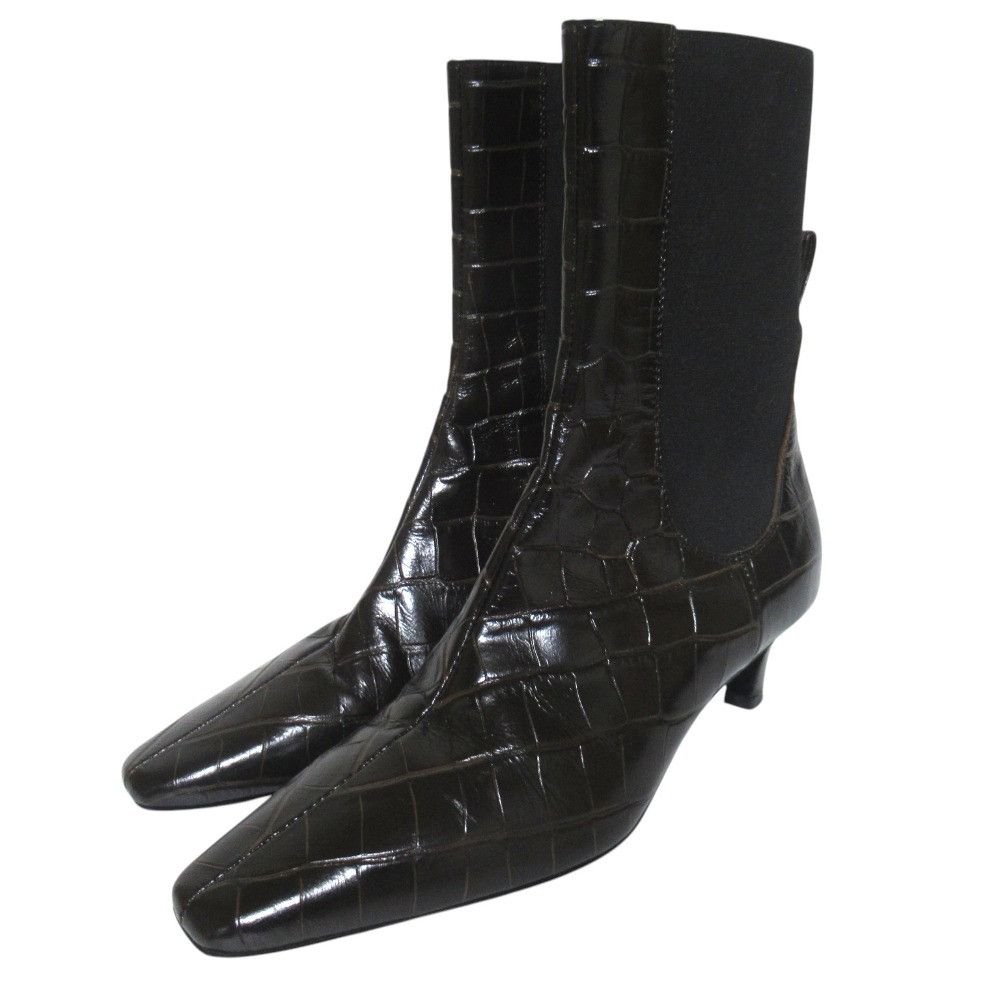 Other Other Toteme Mid Heel Leather Boots Leather Shoes DUTY FREE for USA Size ONE SIZE - 1 Thumbnail