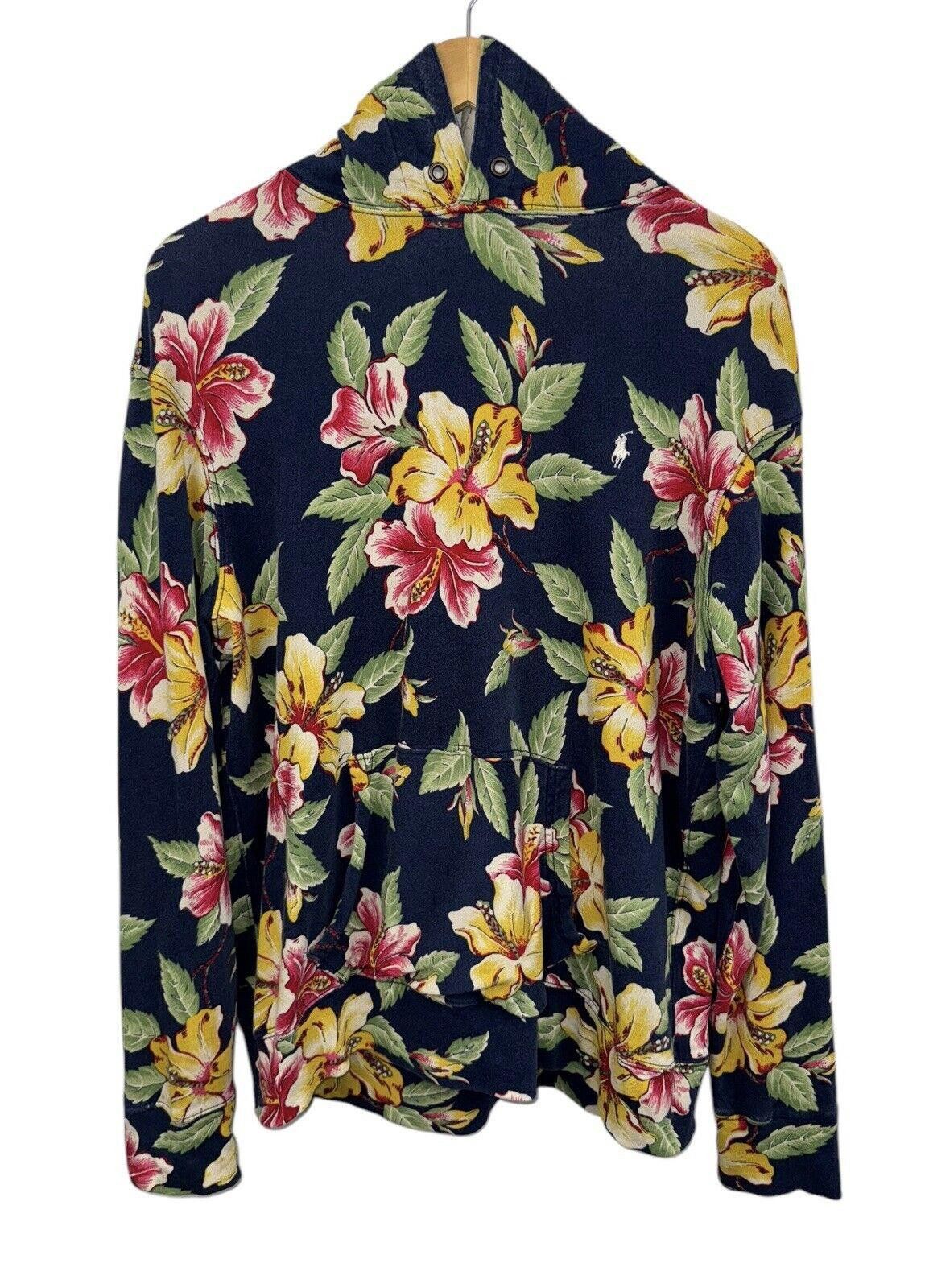 Polo Ralph Lauren Polo Ralph Lauren Jacket Floral Hawaiian Aloha Hoodie L Size US 34 / EU 50 - 1 Thumbnail