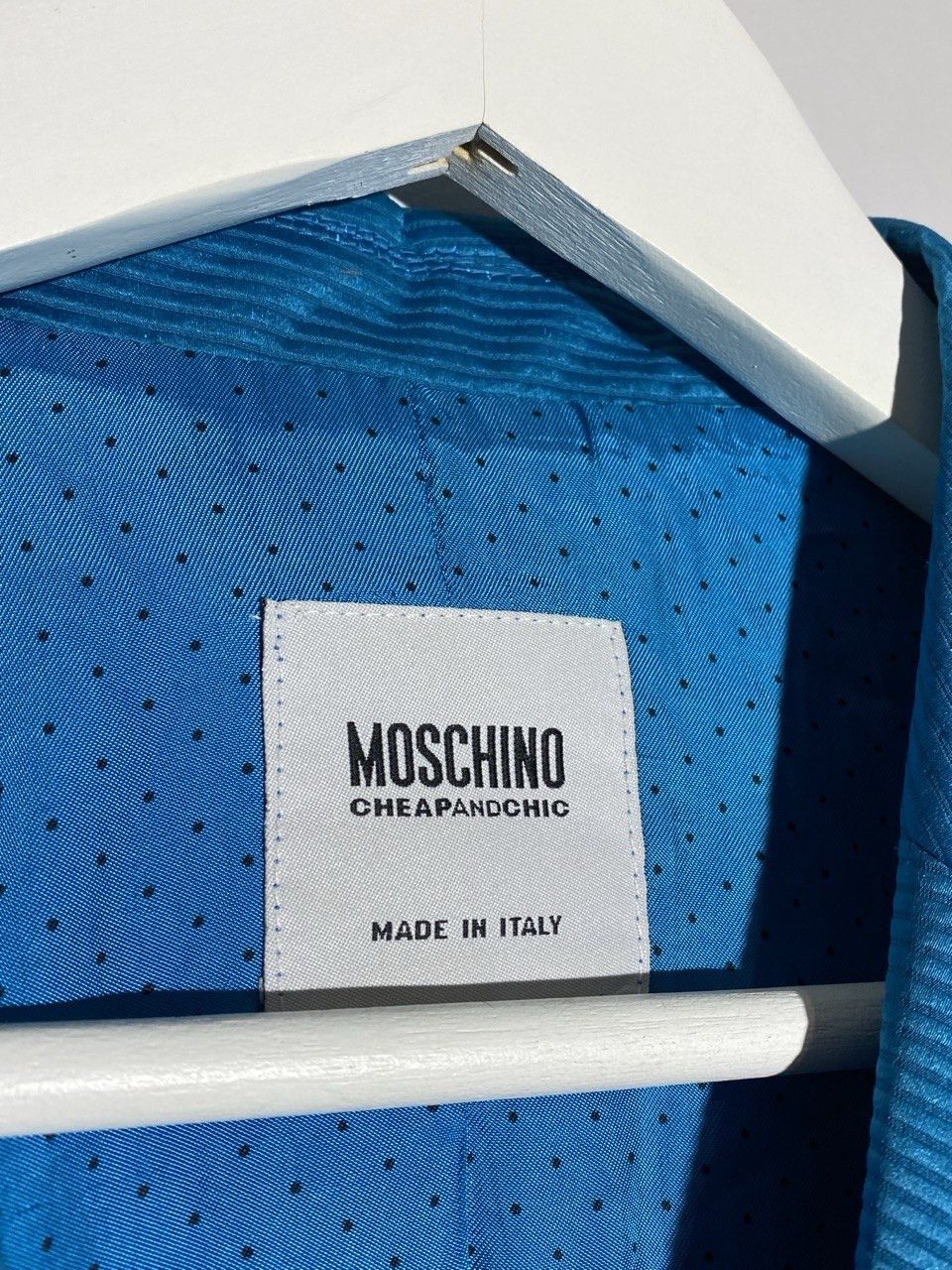 Moschino Moschino Cheap And Chic Striped Belted Blazer Jacket Size XL / US 12-14 / IT 48-50 - 11 Thumbnail