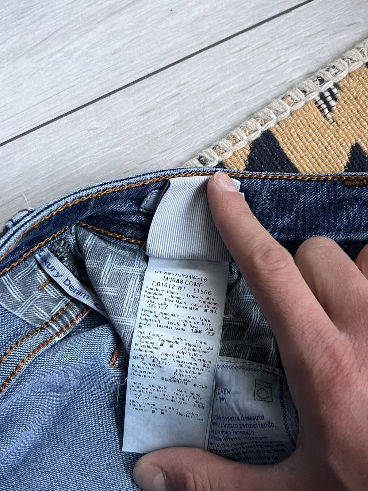 Jacob Cohen Jacob Cohen Rare Exclusive Handmade Denim Jeans Size US 31 - 14 Thumbnail