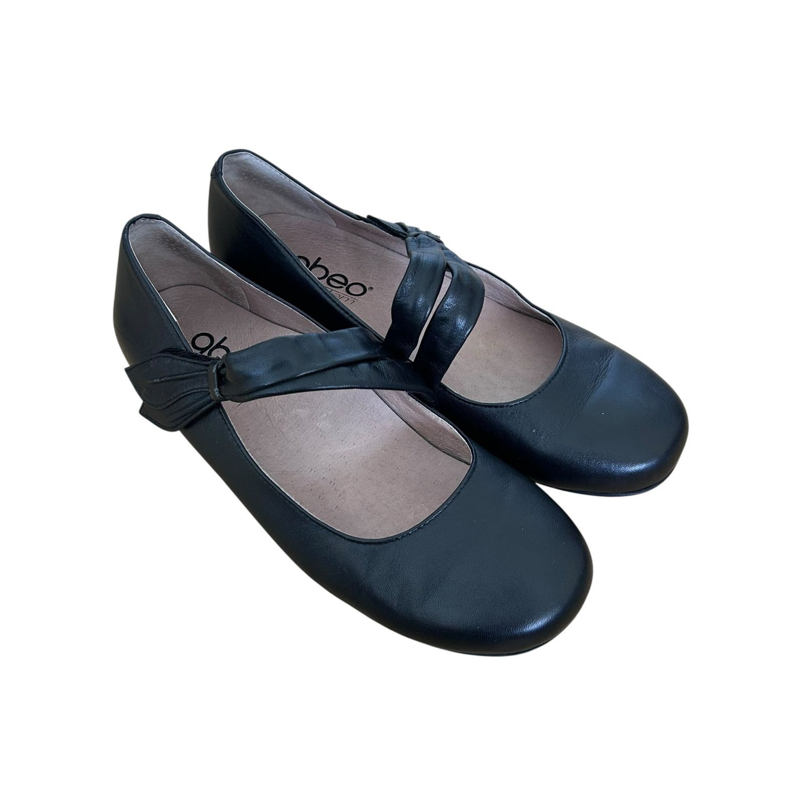 Other Abeo Talia Black Leather Ballet Flats Sz 6 Size US 6 / IT 36 - 1 Thumbnail