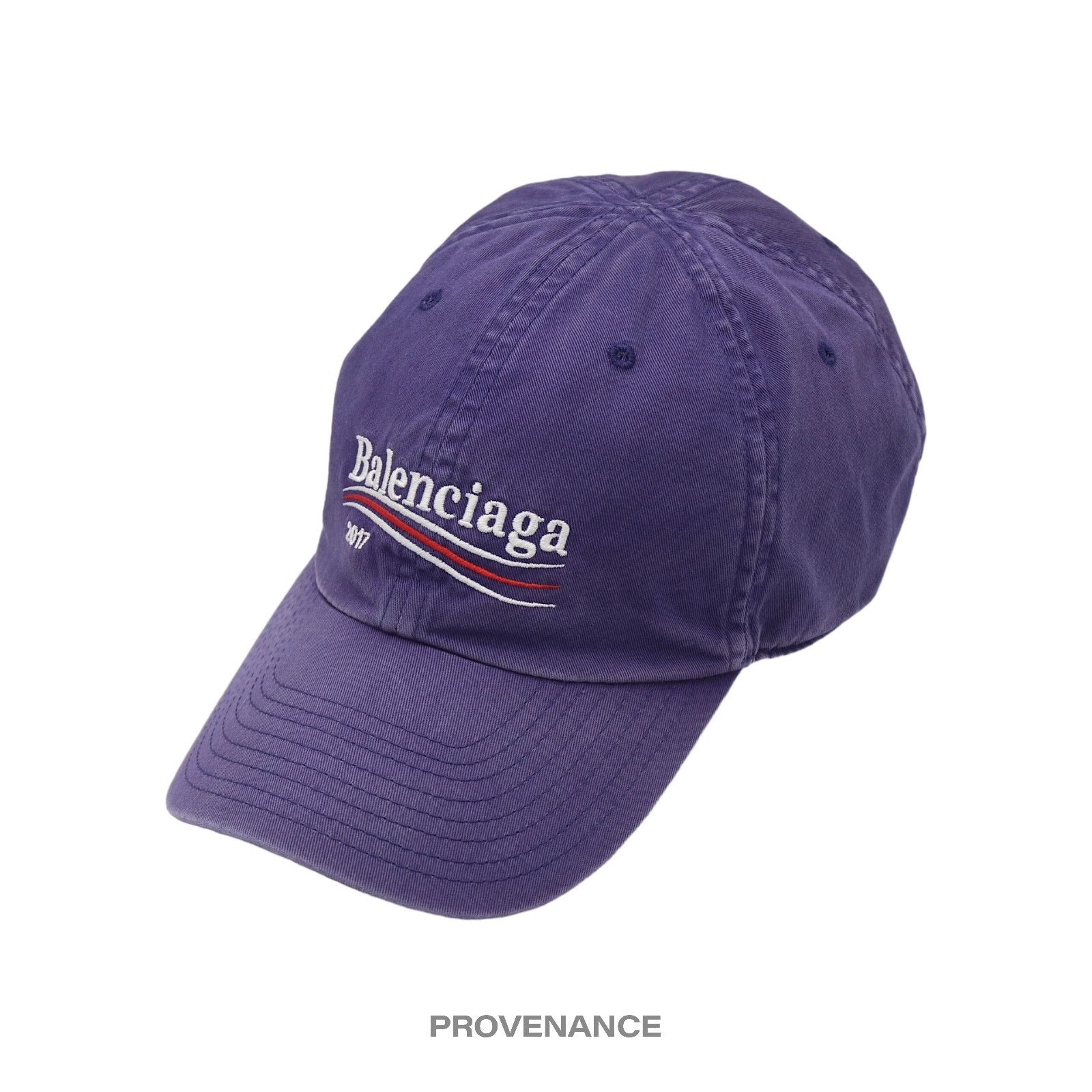 Balenciaga 🔴 Balenciaga Campaign Cap - Washed Blue Size ONE SIZE - 2 Thumbnail