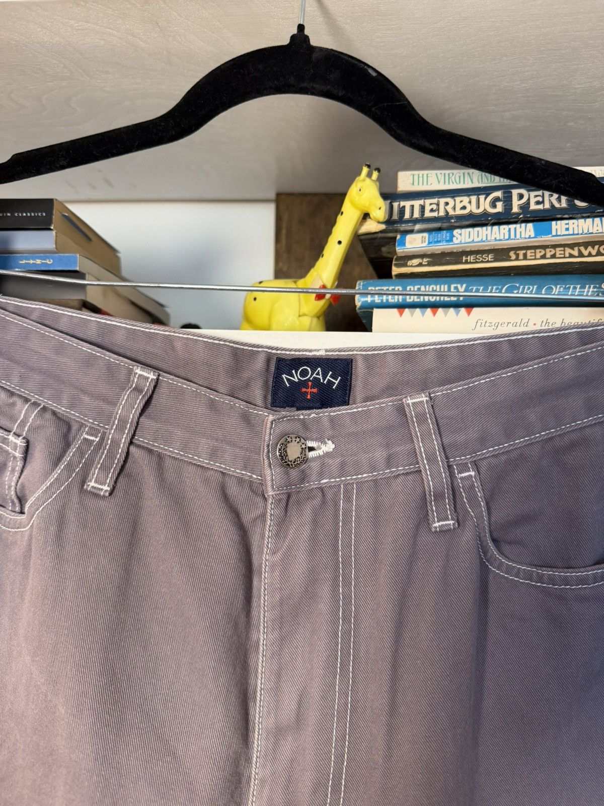 Noah Noah grey contrast stitch jeans Size US 32 / EU 48 - 4 Thumbnail