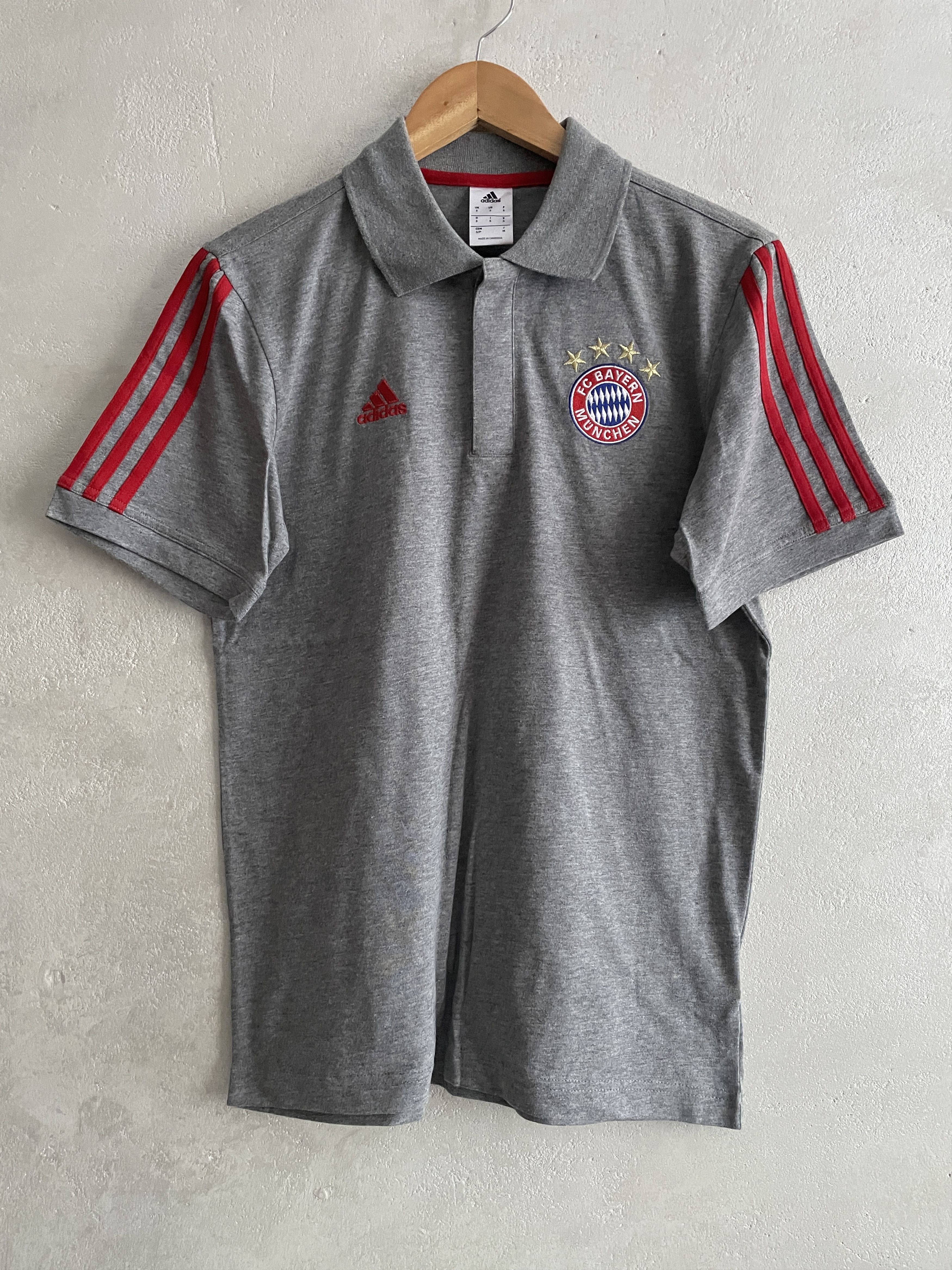 Adidas FC Bayern Munich Polo Football Shirt Soccer Jersey Size US S / EU 44-46 / 1 - 1 Thumbnail