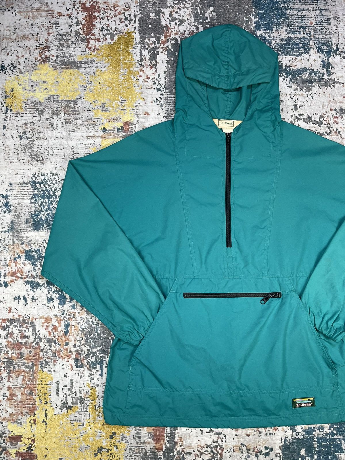 L.L. Bean Vintage LL BEAN Anorak Half Zipper Windbreaker Size US M / EU 48-50 / 2 - 4 Thumbnail