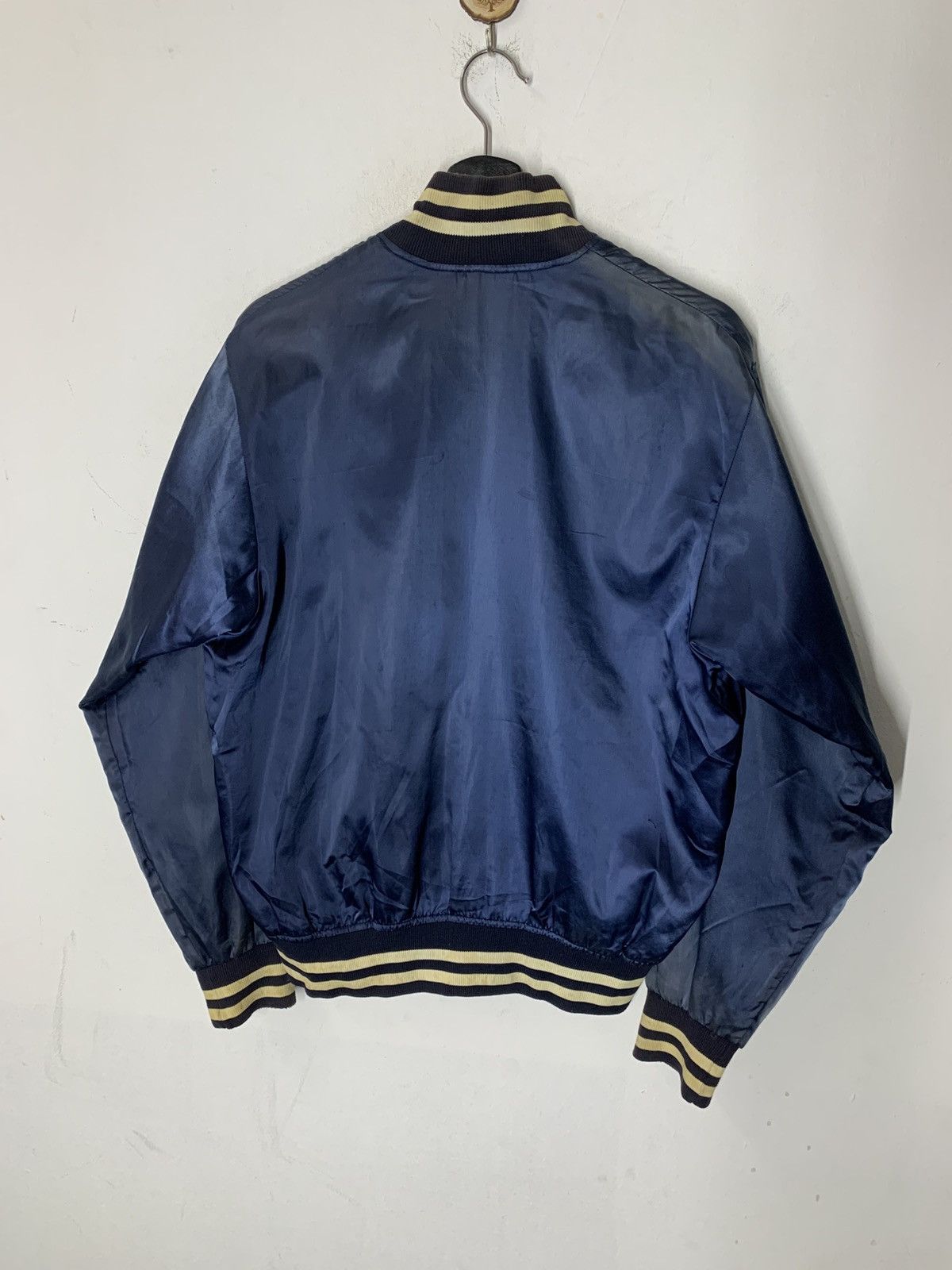 New York Yankees Vintage 70’s NY Yankees Satin Varsity Jacket Size US M / EU 48-50 / 2 - 10 Thumbnail