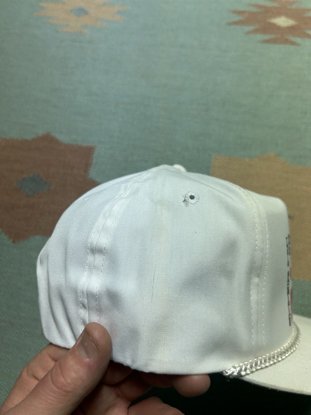 Vintage Vtg Snap hat operation desert storm eagle USA military army Size ONE SIZE - 5 Thumbnail