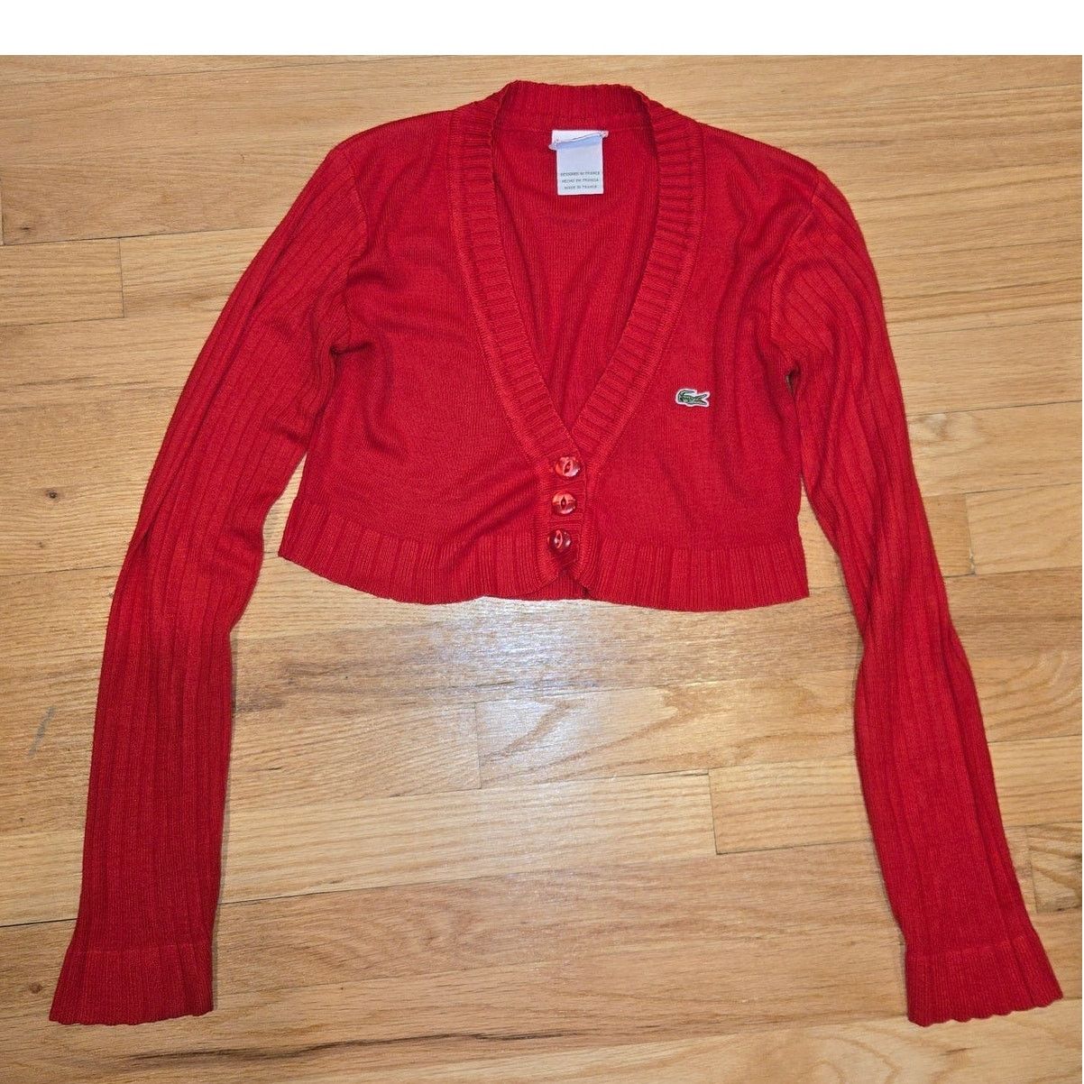 Lacoste Lacoste cropped sweater sz 7 Size S / US 4 / IT 40 - 2 Thumbnail