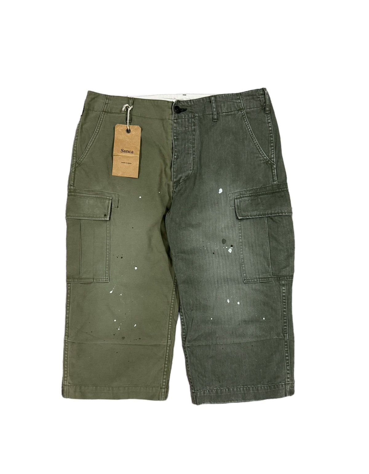 Sanca Hybrid 3quater Pant Hbt Military Cargo