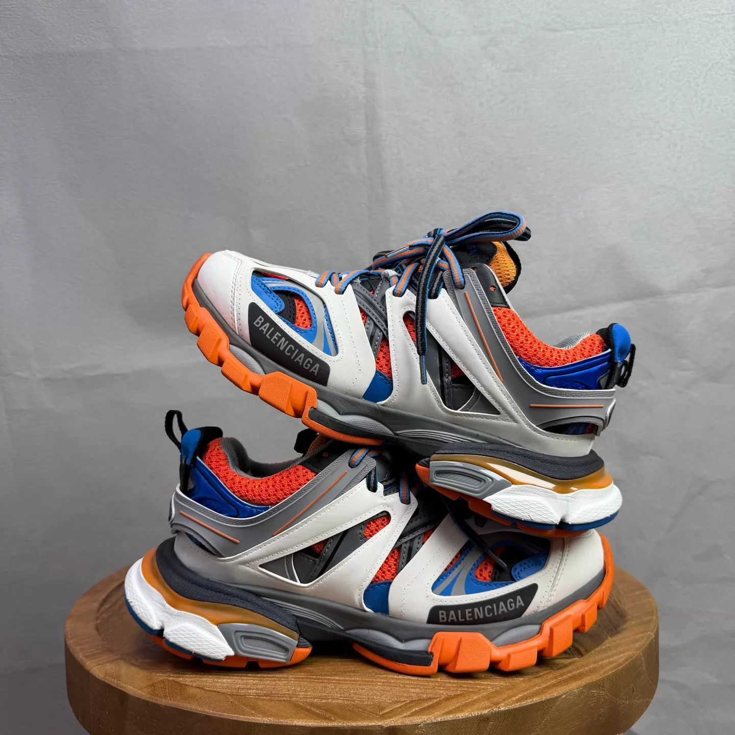 Balenciaga Balenciaga Track White Blue Orange 37 EU 99 New Size US 6.5 / IT 36.5 - 7 Thumbnail